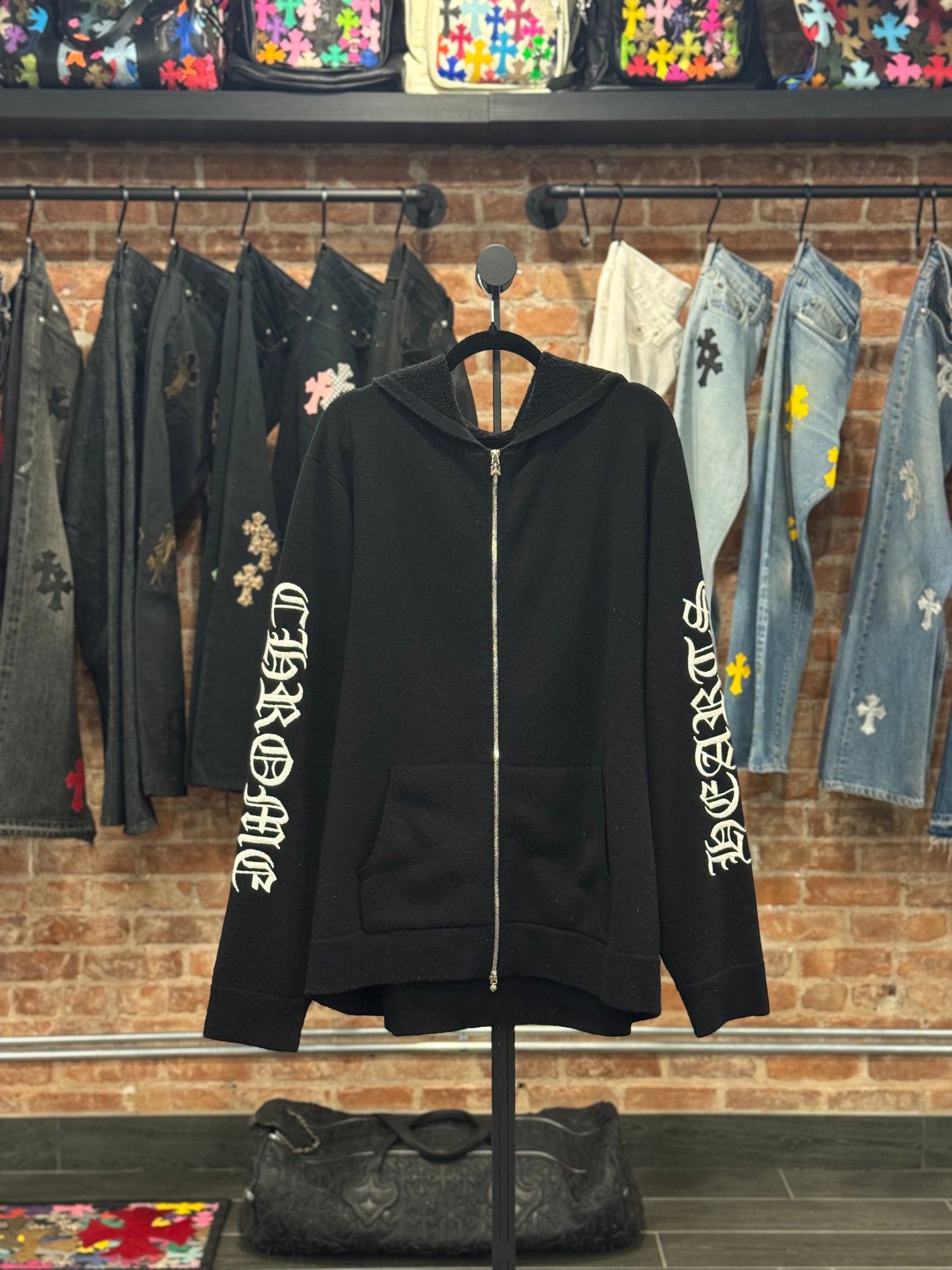 Chrome Hearts Cashmere Zip-Up