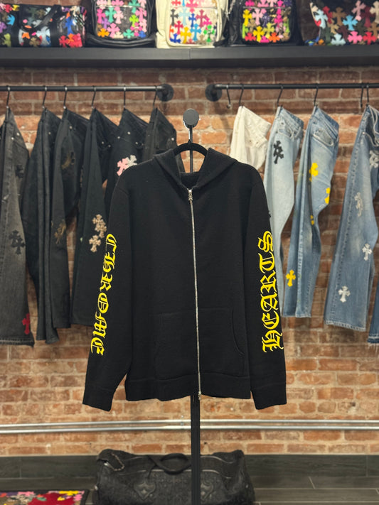 Chrome Hearts Yellow Cashmere Zip-Up