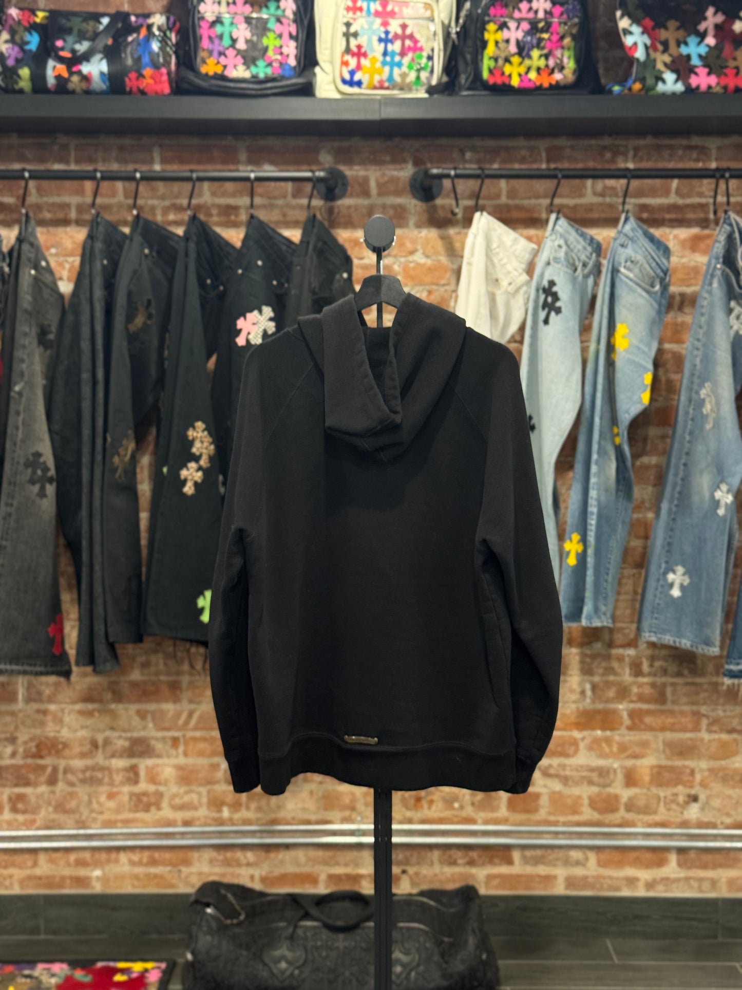 Chrome Hearts Triple Cross Embroidered Hoodie