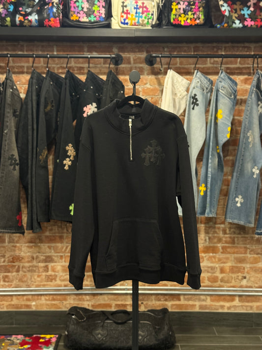 Chrome Hearts Triple Cross Patch Quarter Zip