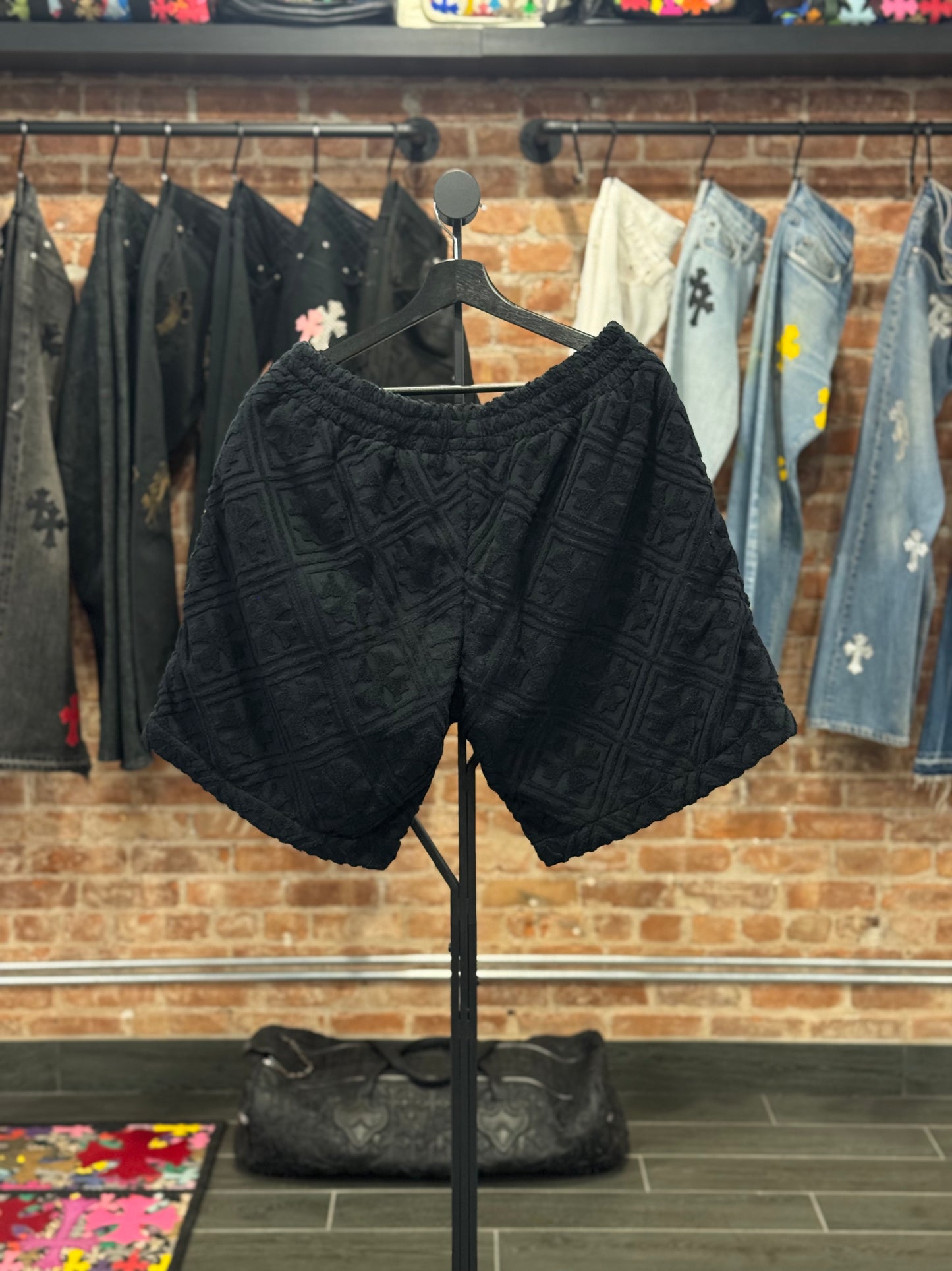 Chrome Hearts Terry Cloth Plus Monogram Shorts