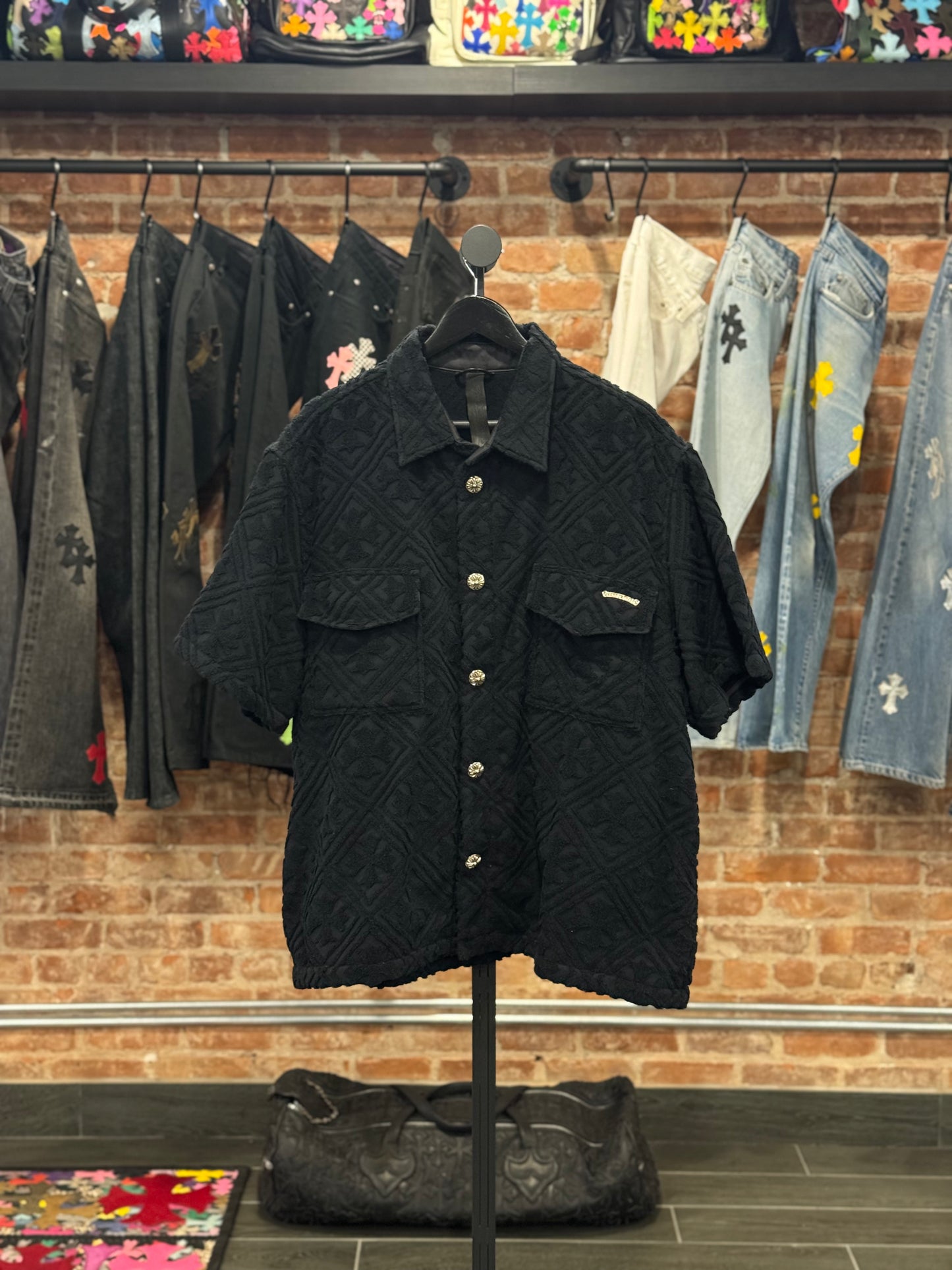 Chrome Hearts Terry Cloth Plus Monogram Shirt