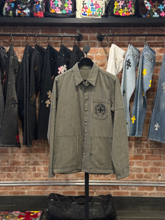 Chrome Hearts Hickory Stripe Work Jacket