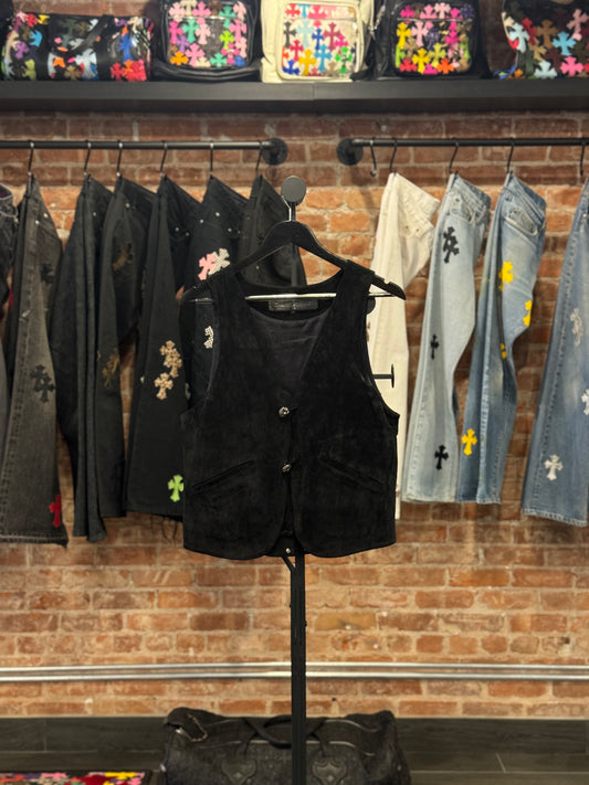 Chrome Hearts Suede Vest
