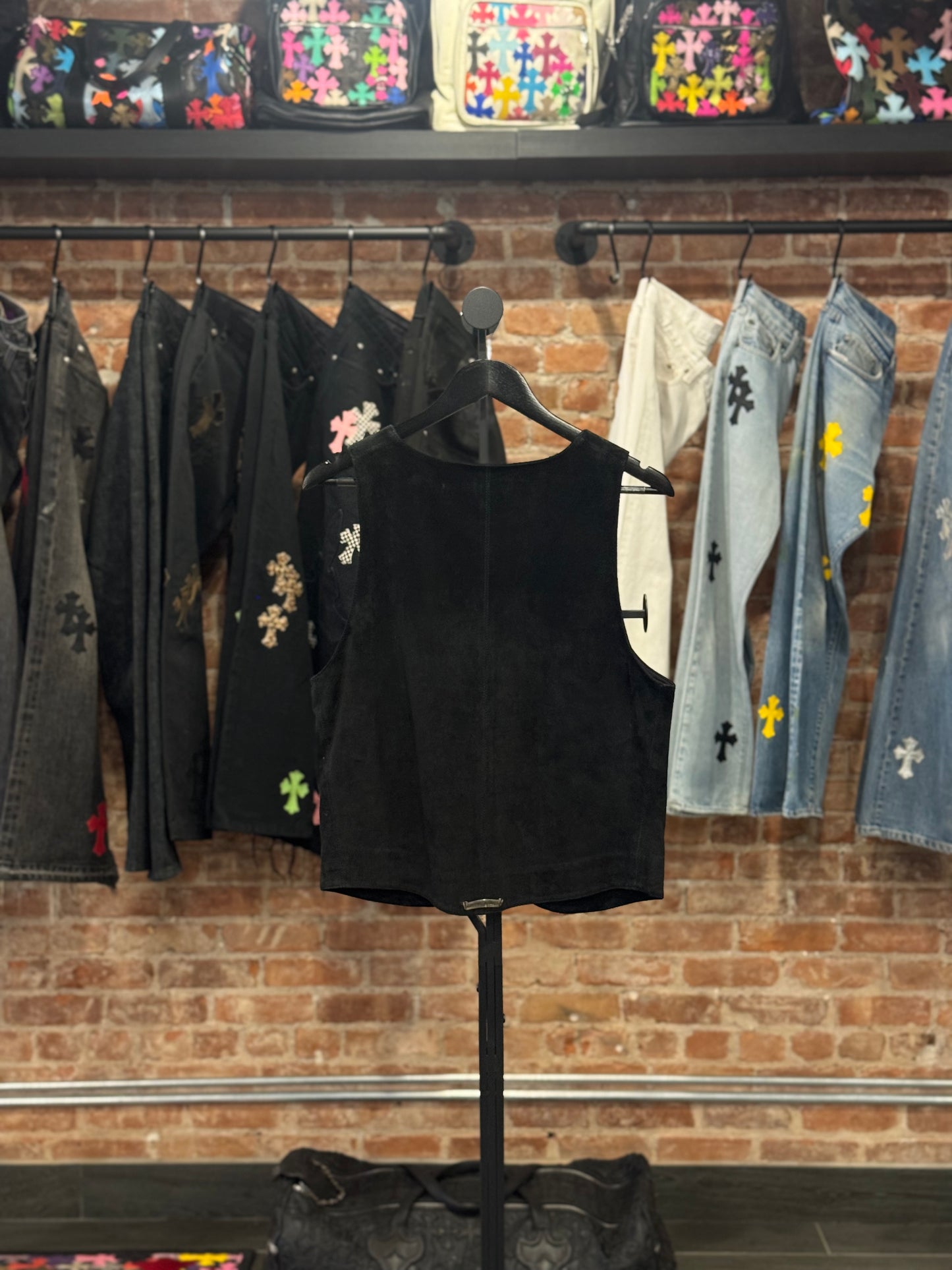Chrome Hearts Suede Vest