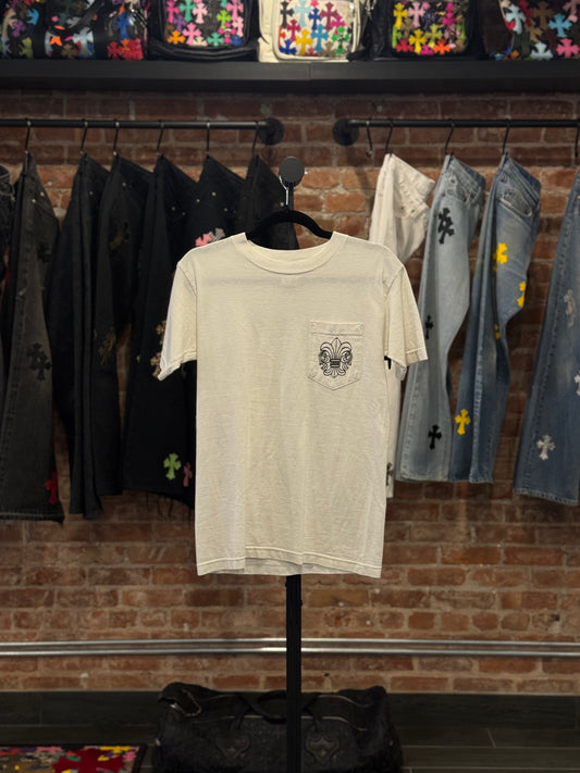 Vintage Chrome Hearts White NYC Fleur T-shirt