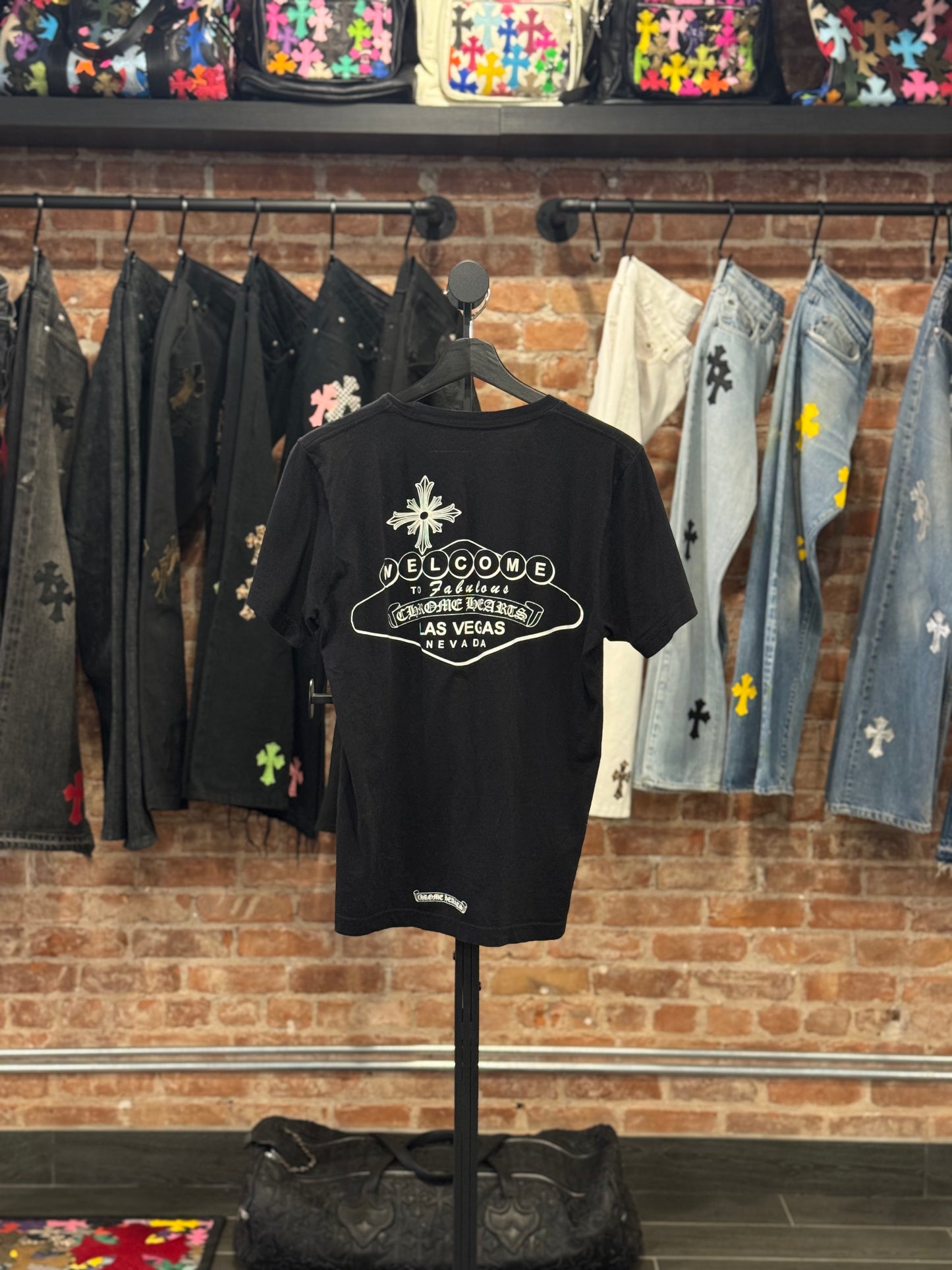 Vintage Chrome Hearts Welcome to Vegas T-shirt