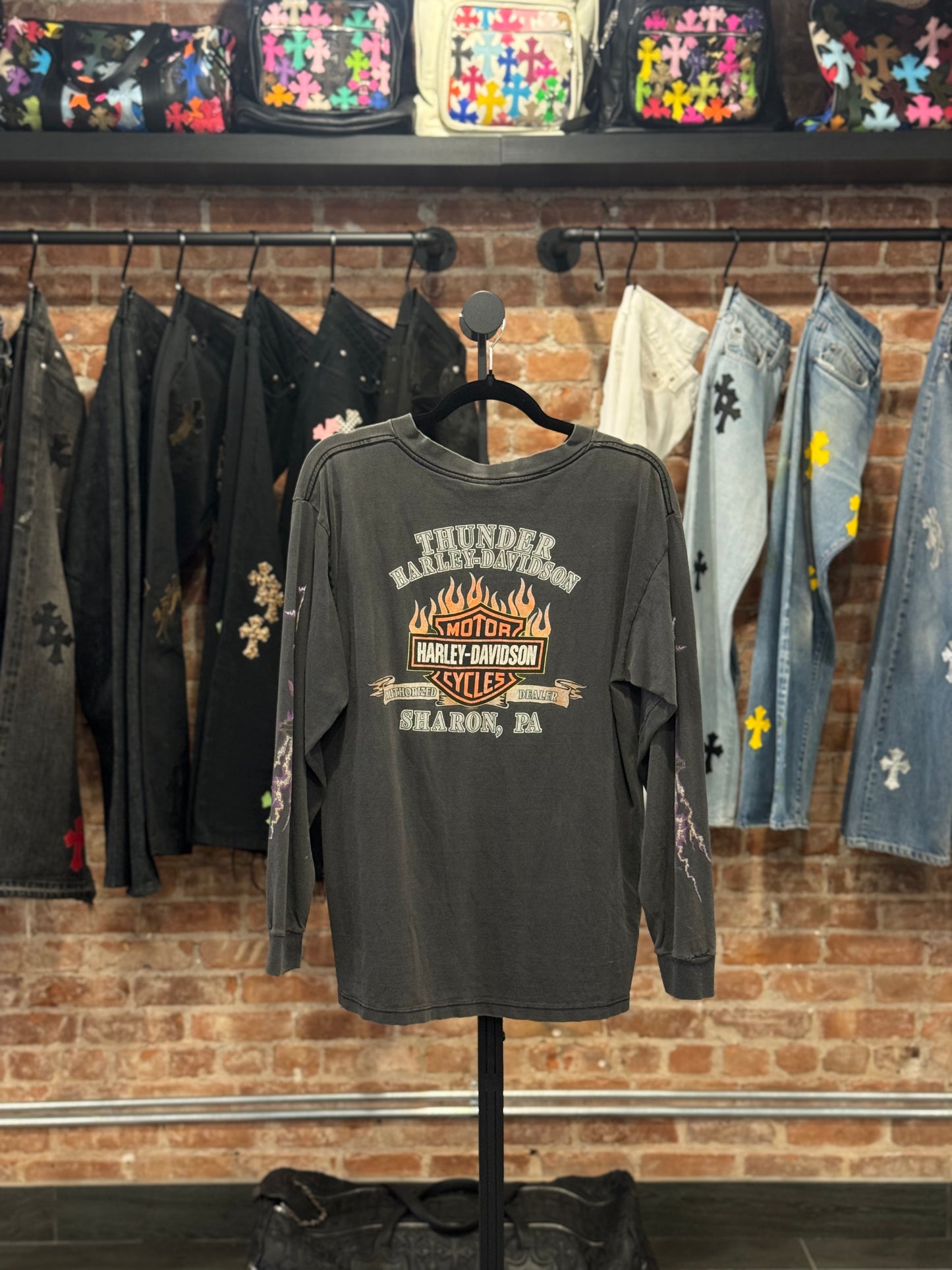 Vintage West Harley Davidson Longsleeve T-shirt