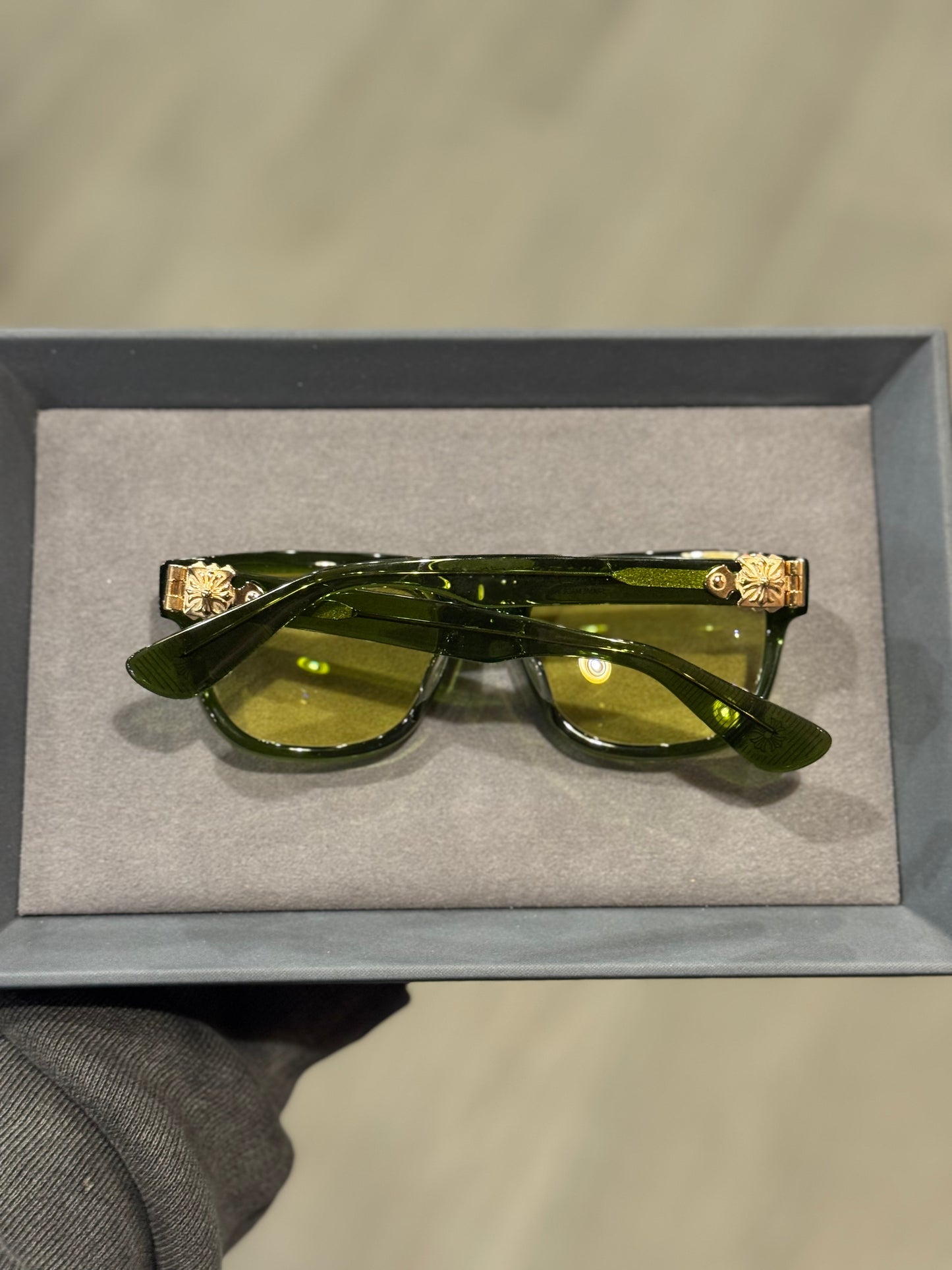 Chrome Hearts SITONIT Green Glasses