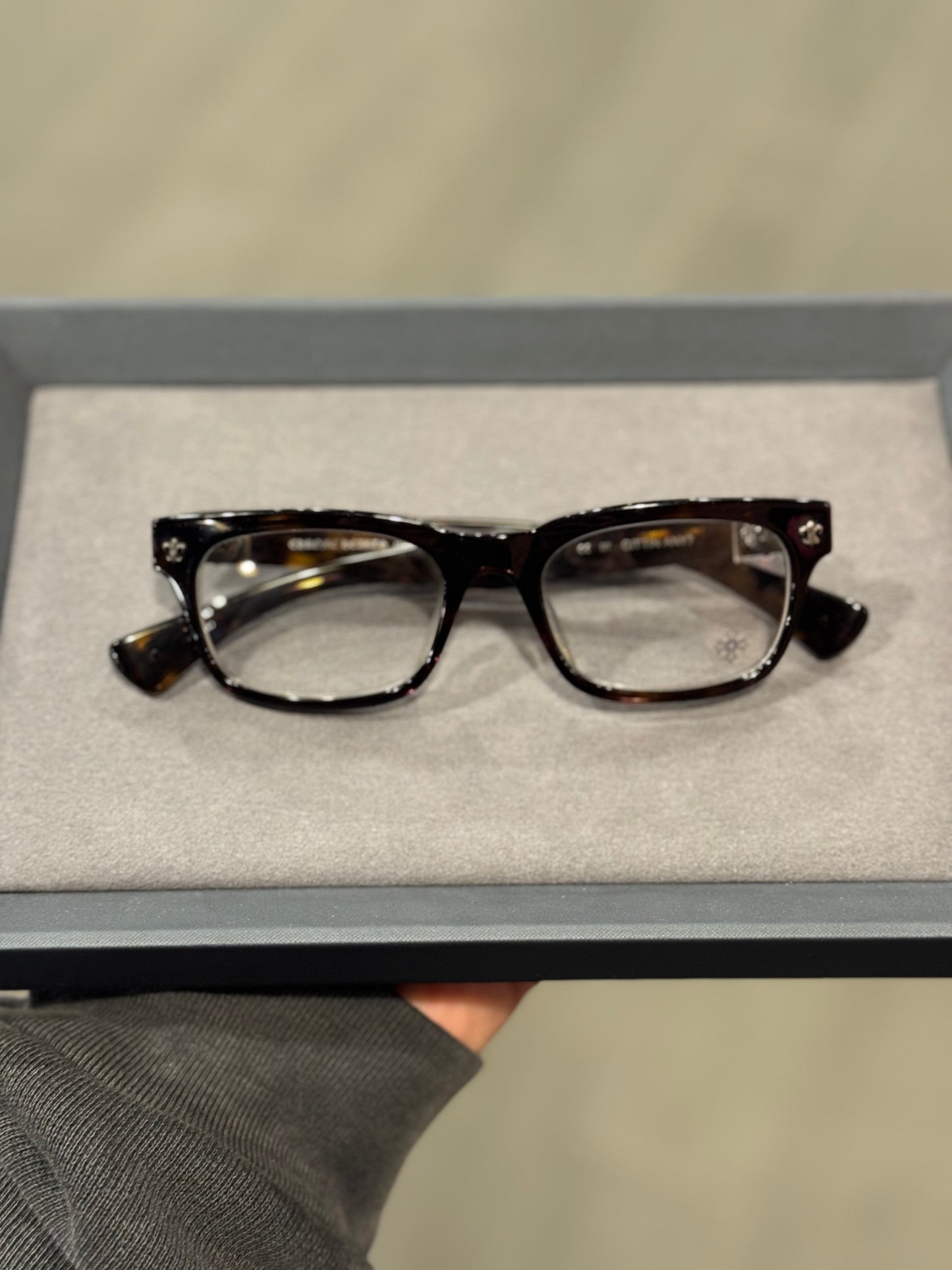 Chrome Hearts GITTIN ANY Cheetah Glasses