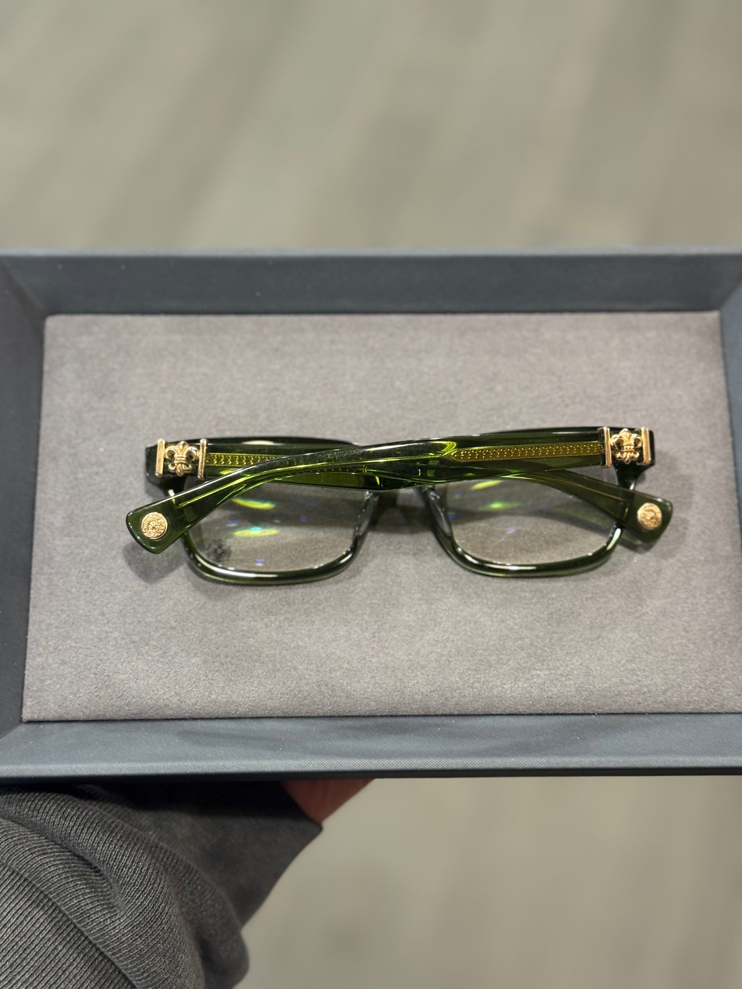 Chrome Hearts GITTIN ANY Green Glasses