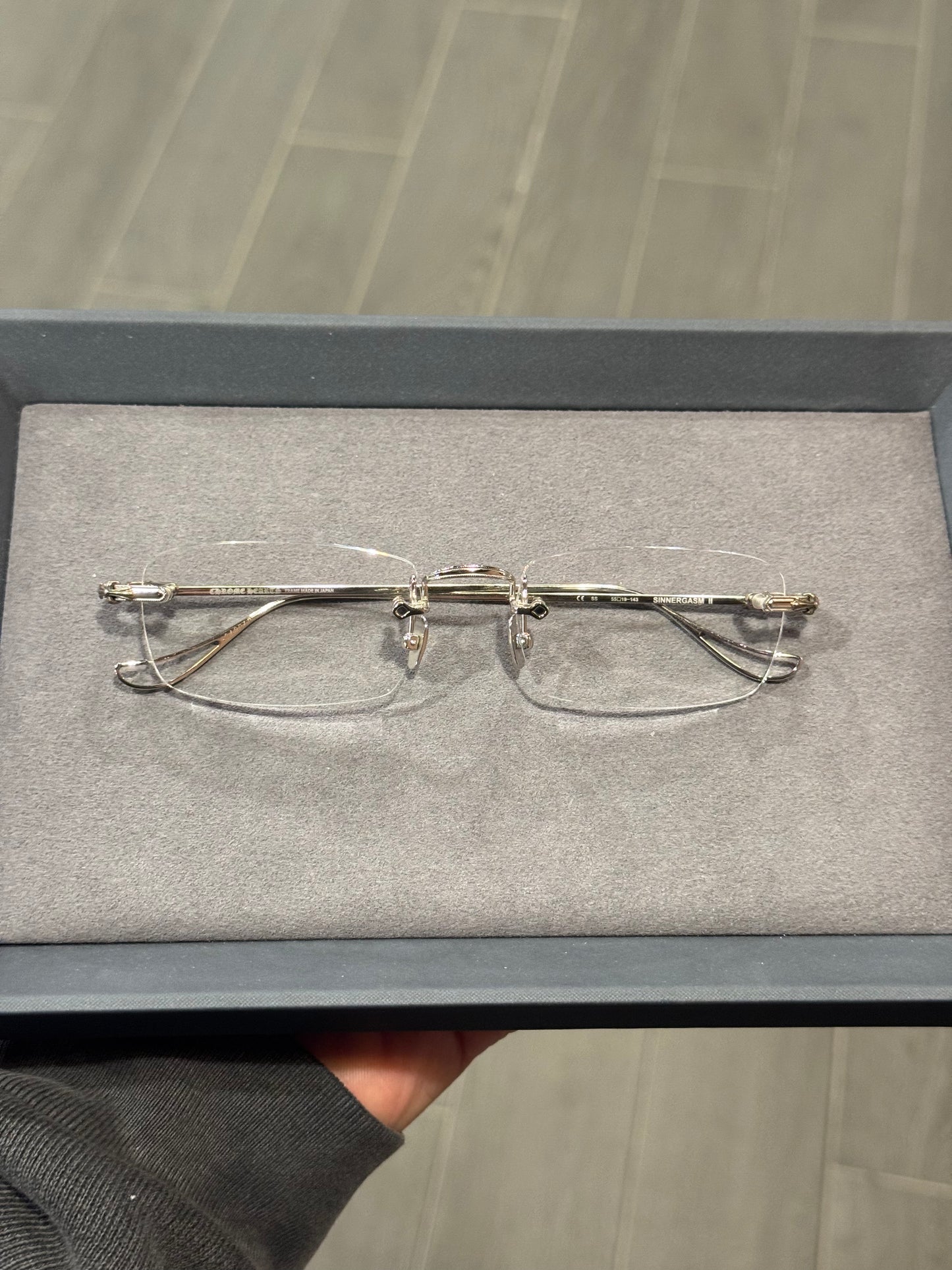Chrome Hearts SINNERGASM II White Glasses