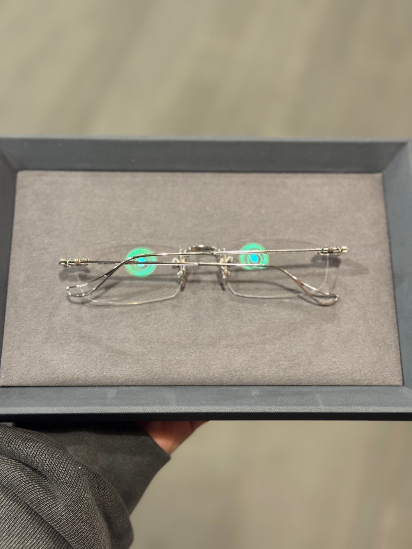 Chrome Hearts SINNERGASM II White Glasses
