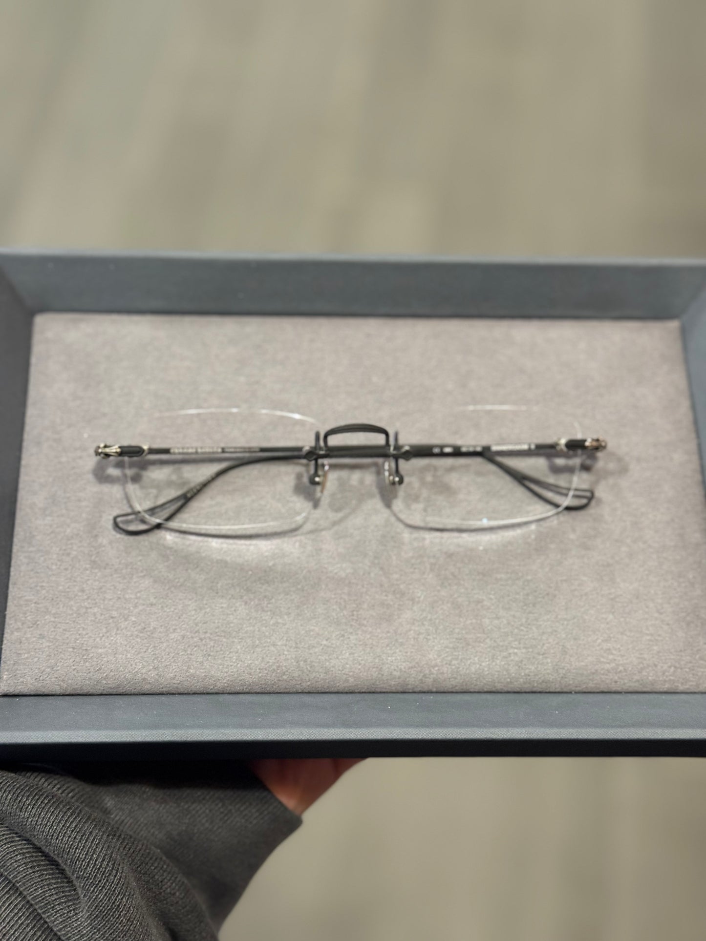 Chrome Hearts SINNERGASM II Grey Glasses