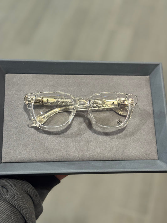 Chrome Hearts WELL HELL YEAH White Glasses