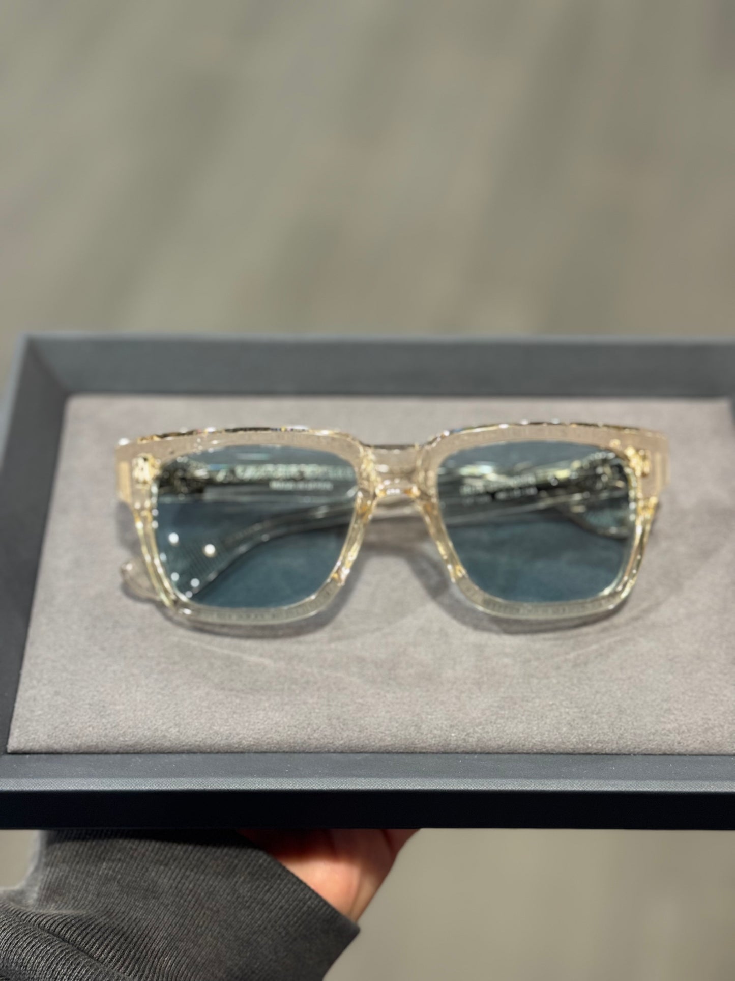 Chrome Hearts BOX OFFICER White Glasses
