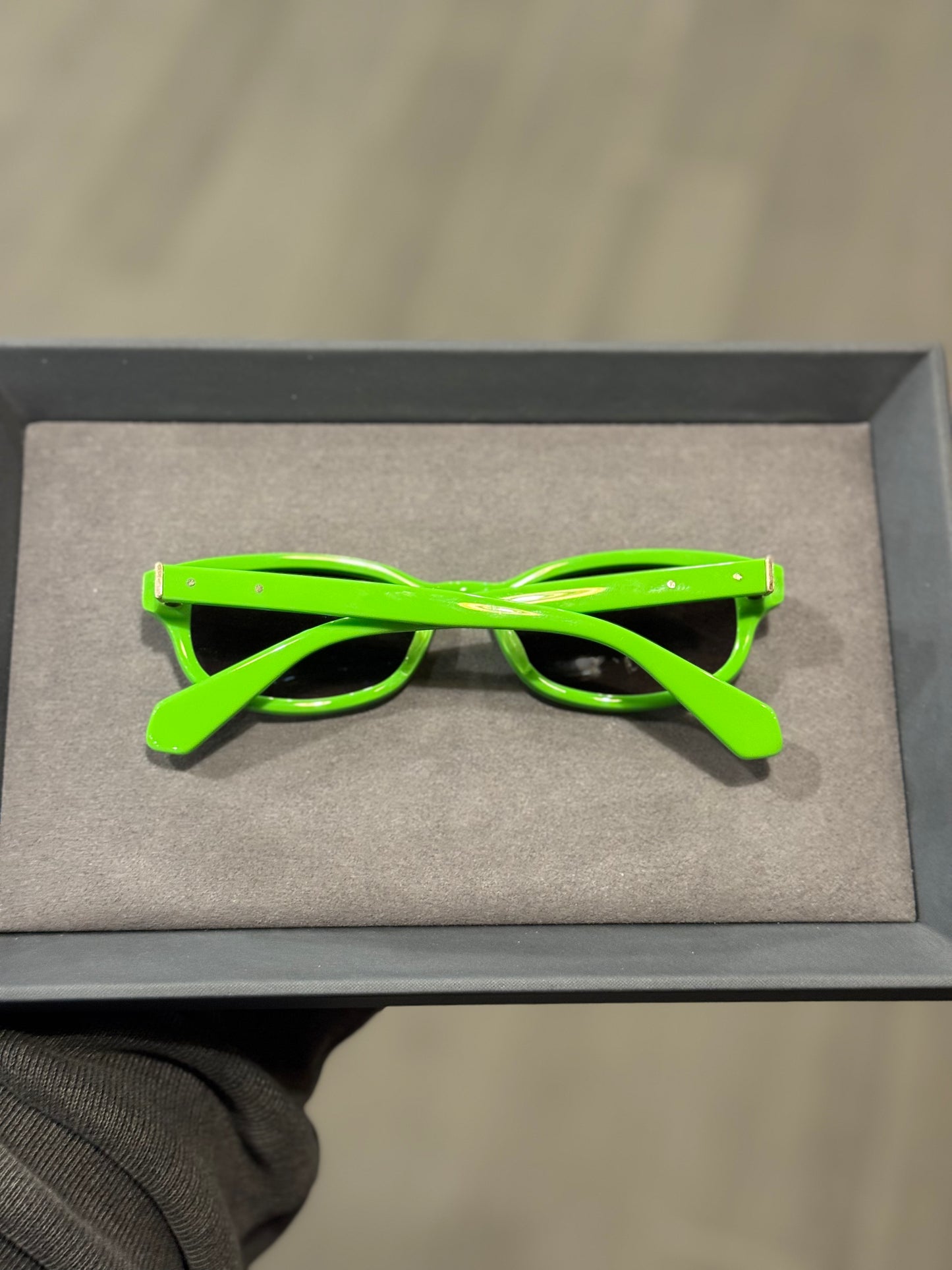 Chrome Hearts LOWRIDER Green Sun Glasses