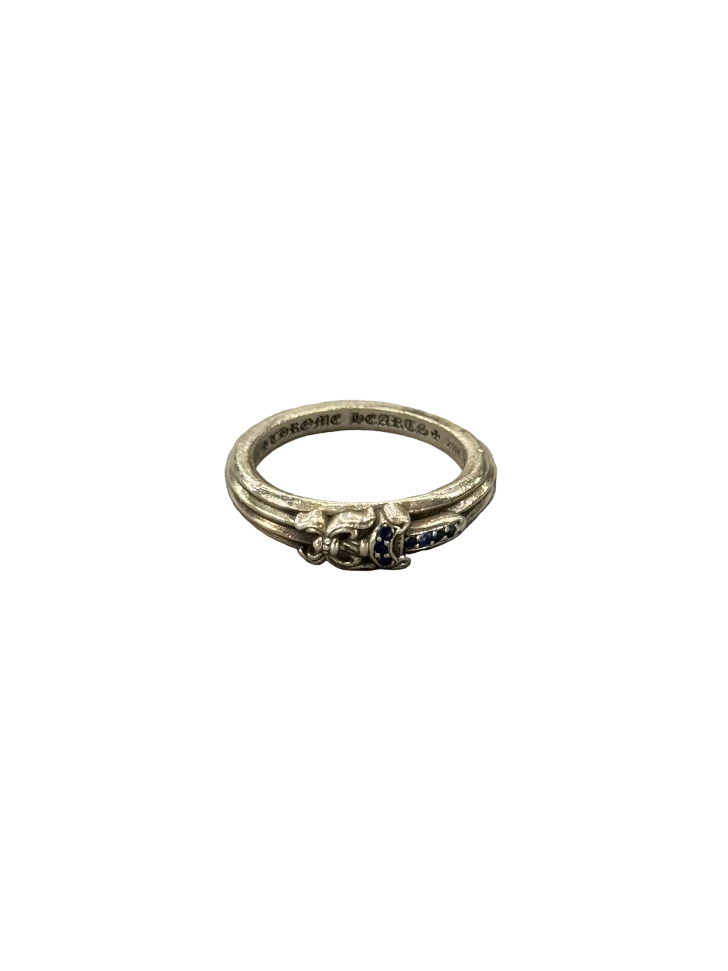 Chrome Hearts Sapphire Baby Dagger Ring