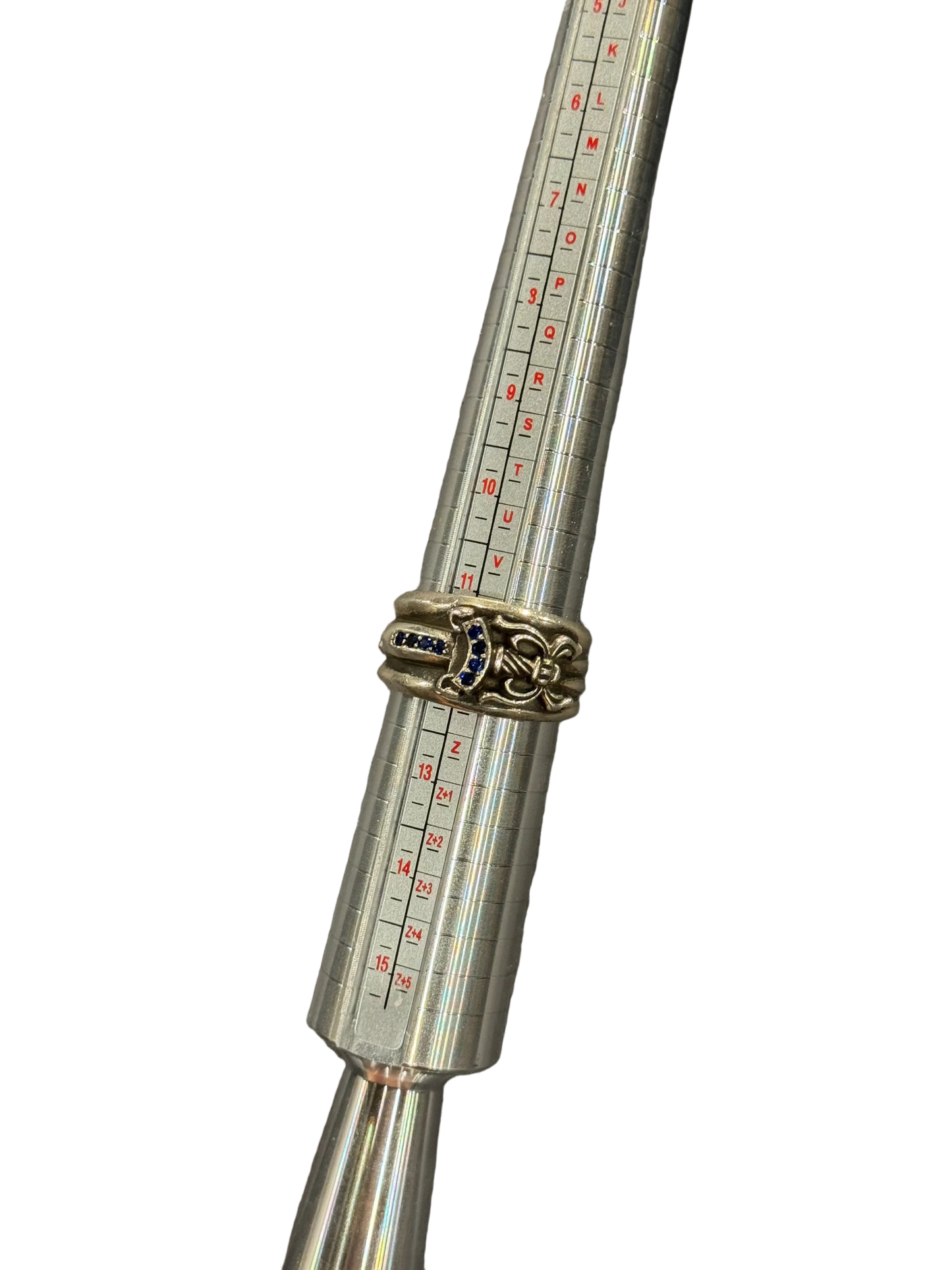 Chrome Hearts Sapphire Dagger Ring