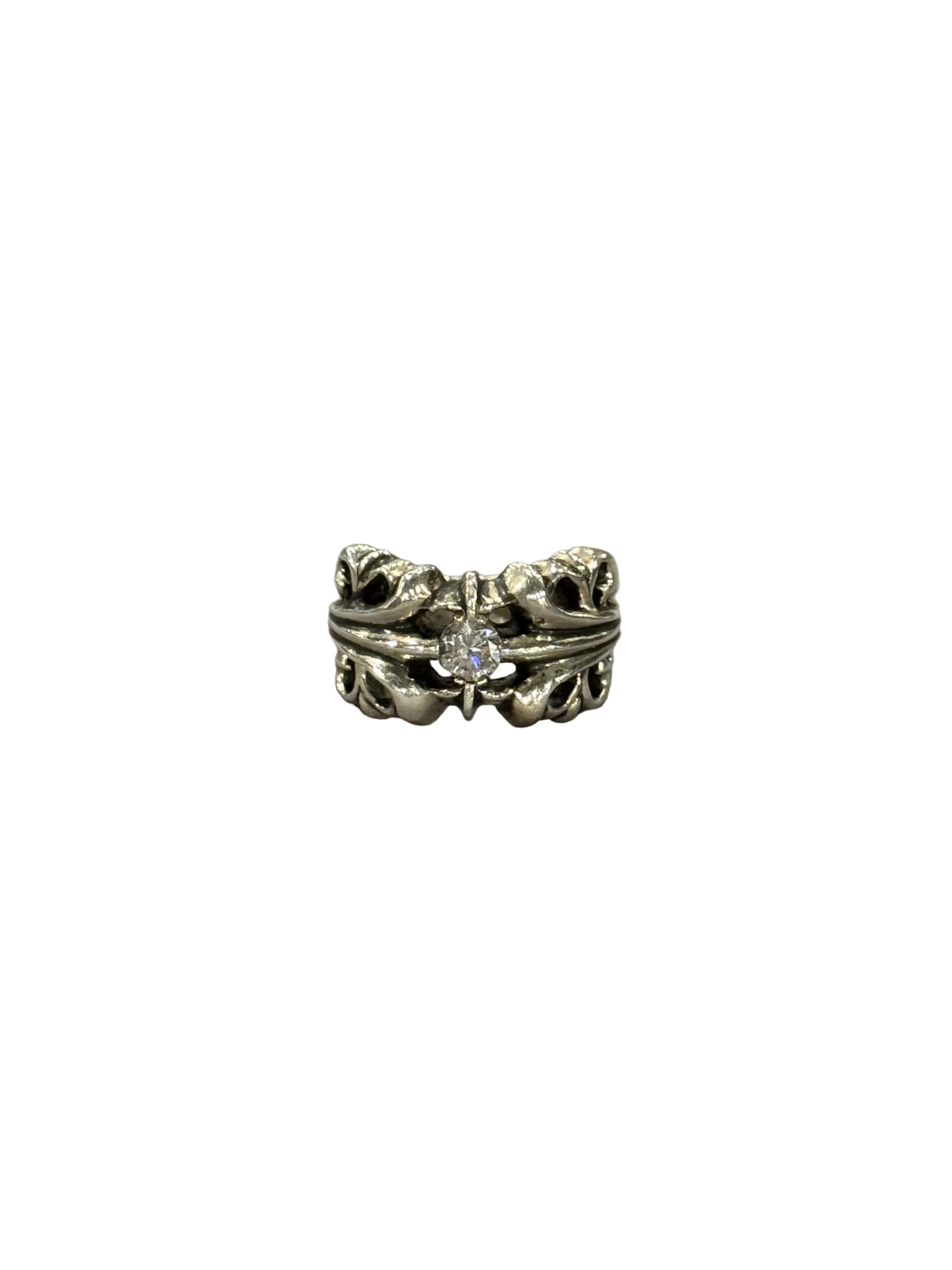 Chrome Hearts K&T Diamond Ring