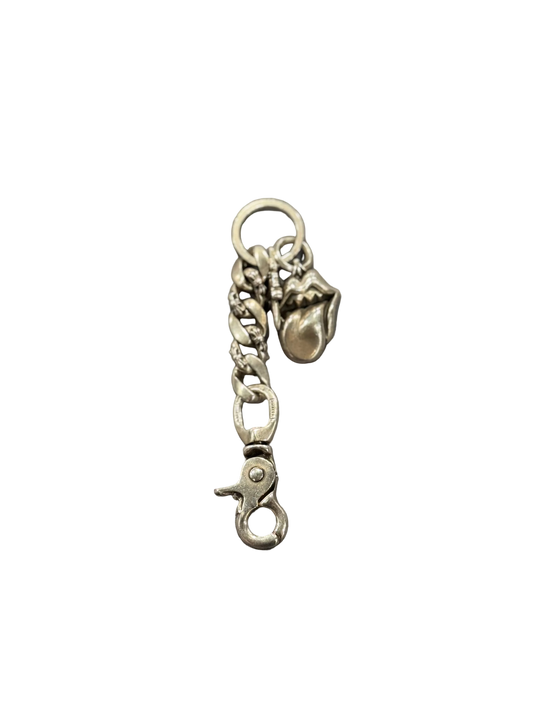 Chrome Hearts Rolling Stones Belt Loop Keychain
