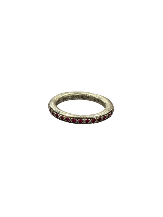 Chrome Hearts Ruby Eternity Ring