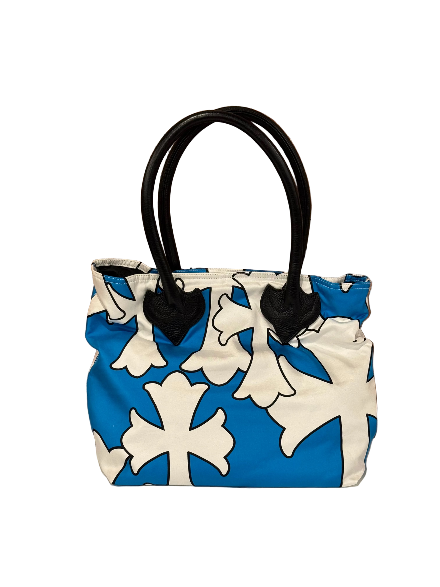 Chrome Hearts Blue Nylon Cemetery Tote