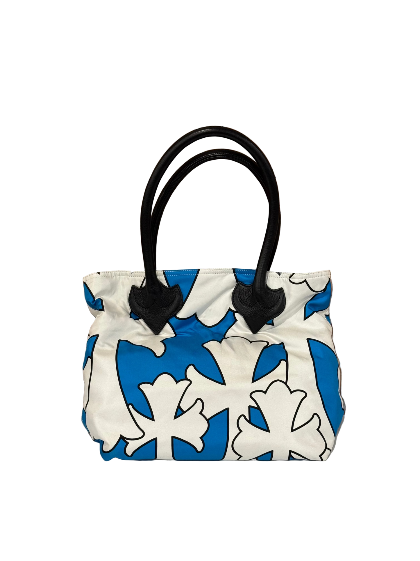 Chrome Hearts Blue Nylon Cemetery Tote