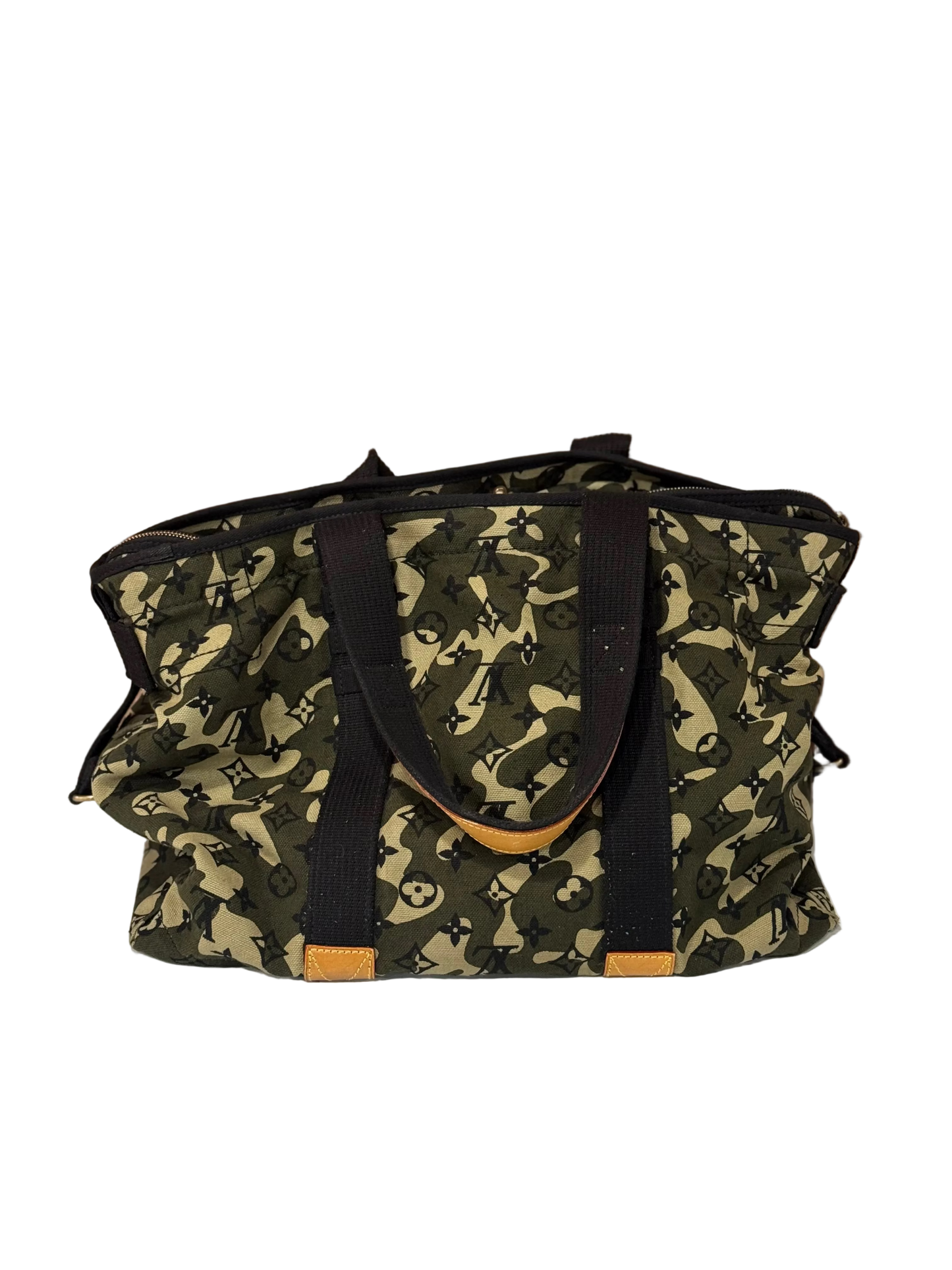 Louis Vuitton Takashi Murakami Camo Monogram Tote Bag