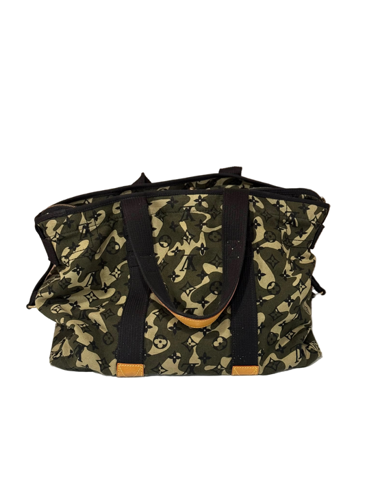 Louis Vuitton Takashi Murakami Camo Monogram Tote Bag