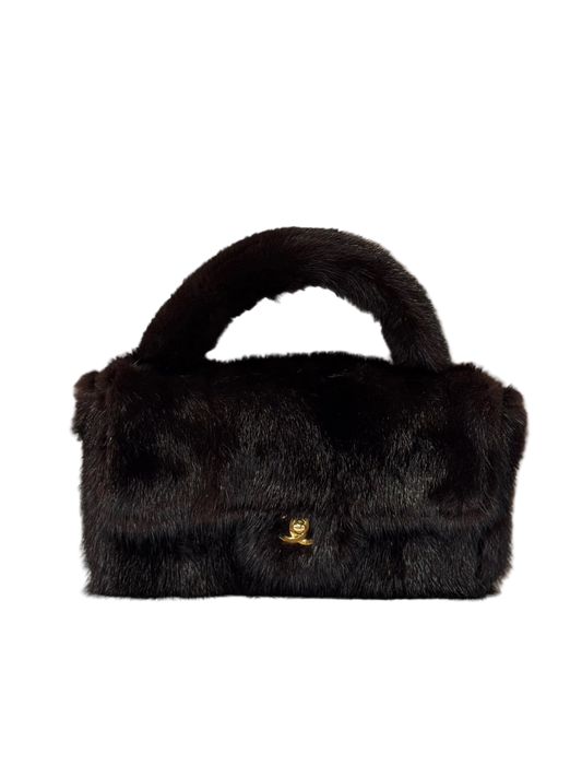 ($26,250) Chanel Mink Fur Kelly Flap Bag