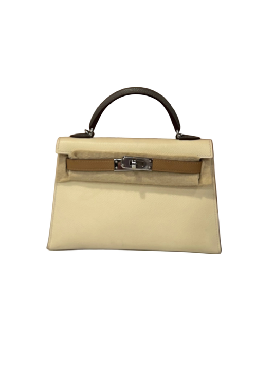 ($22,050) Hermes Cream Mini Kelly
