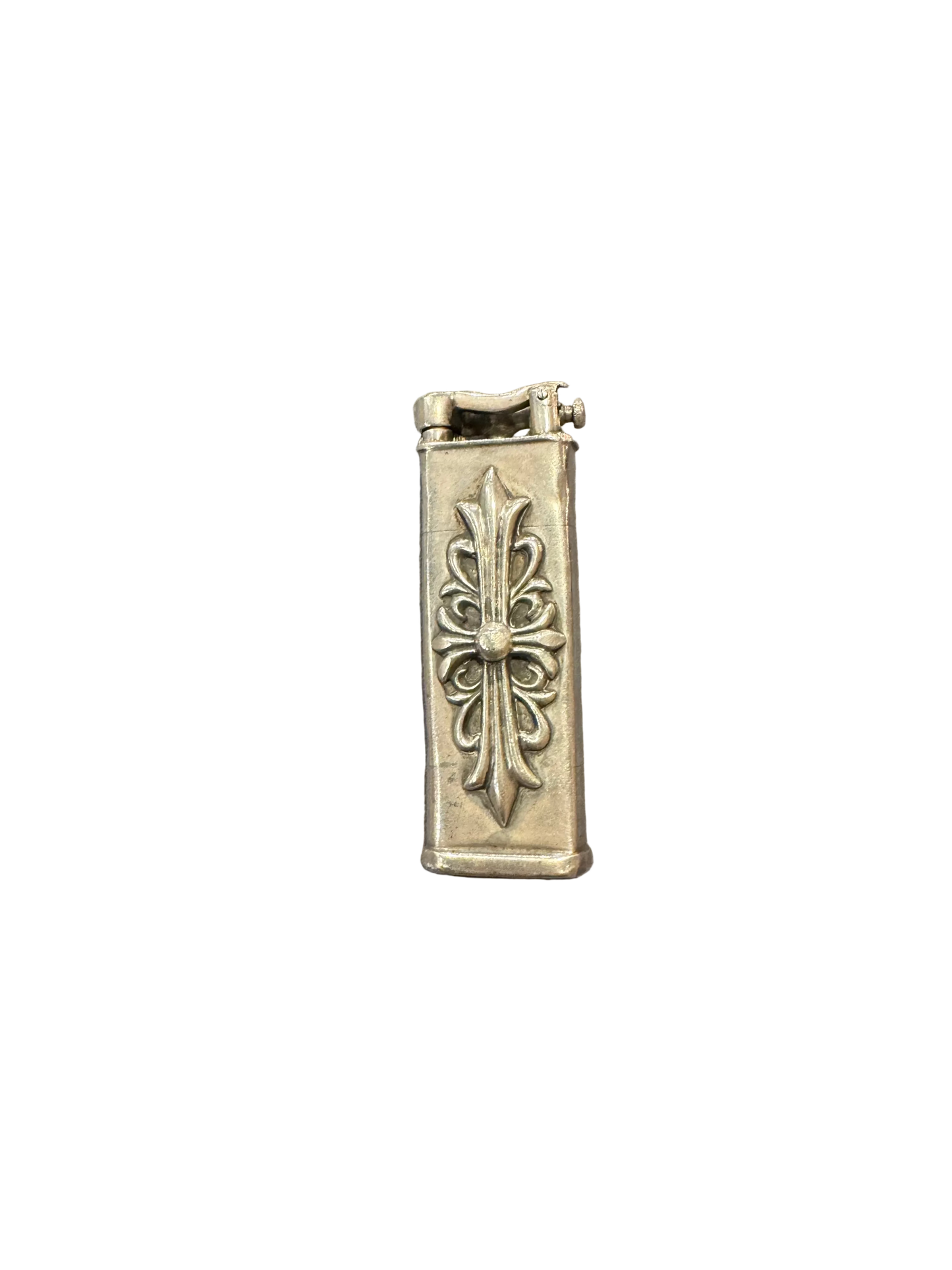 Chrome Hearts Silver Zippo Lighter Case