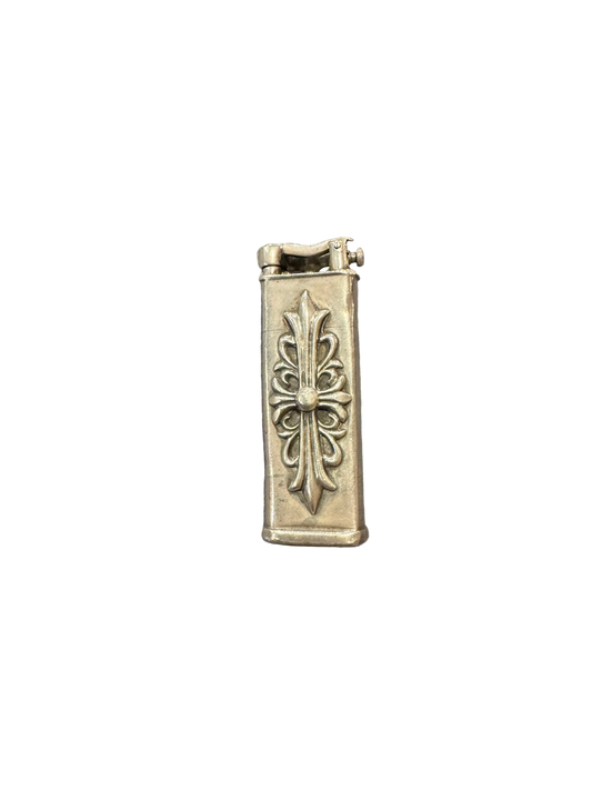 Chrome Hearts Silver Zippo Lighter Case