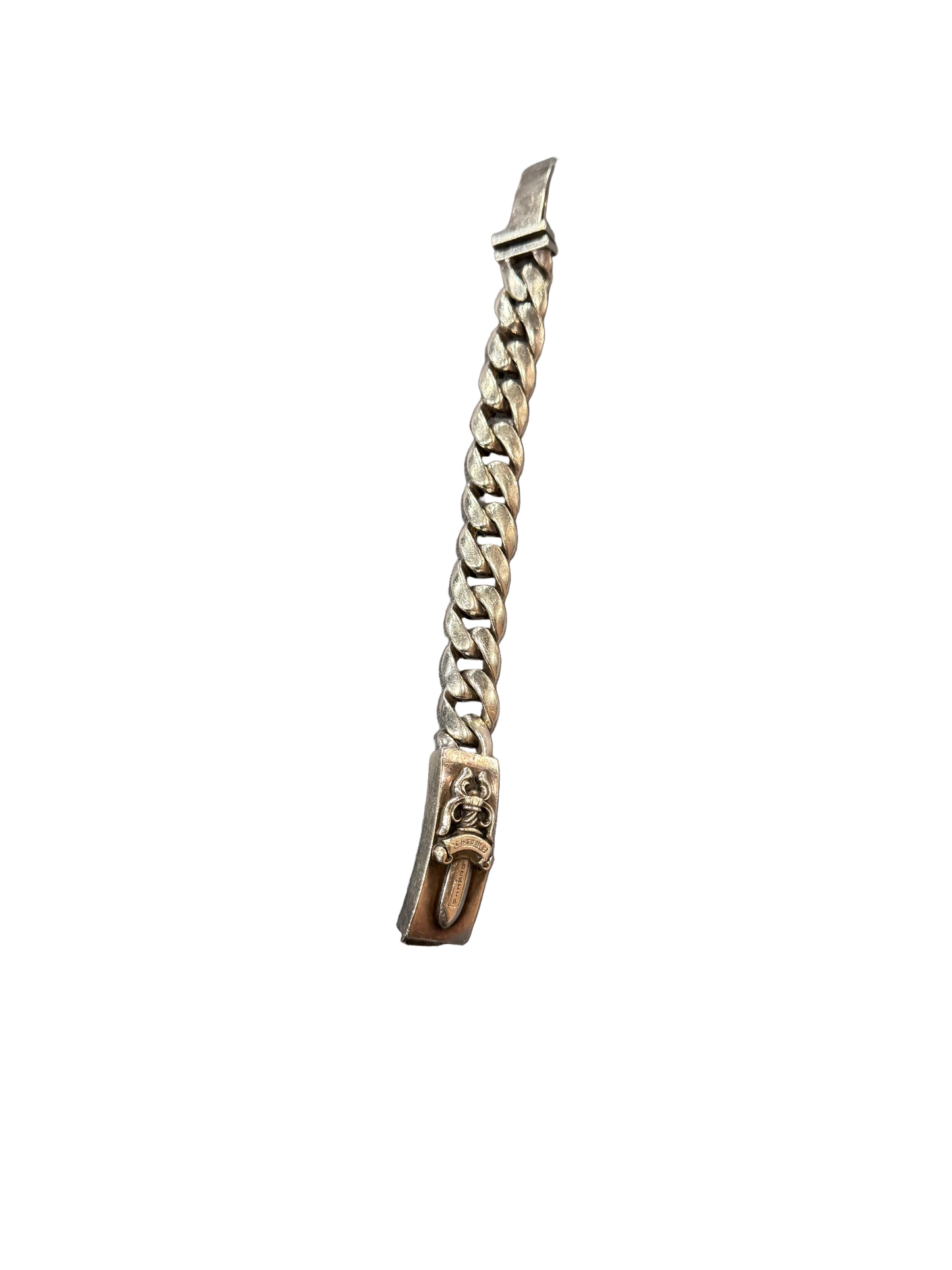 Chrome Hearts Big Dagger ID Cuban Bracelet