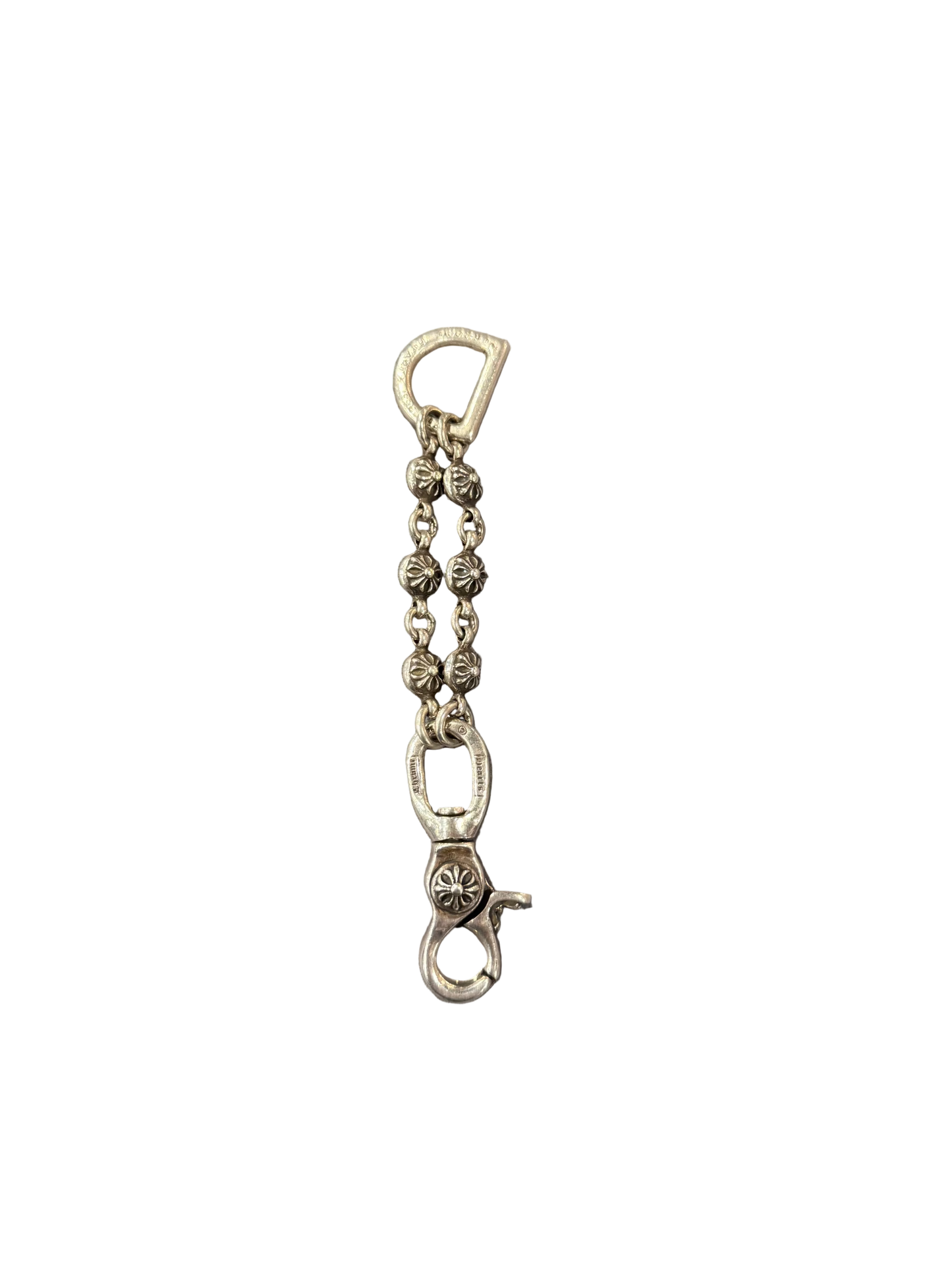 Chrome Hearts Cross Ball “D” Belt Loop Keychain
