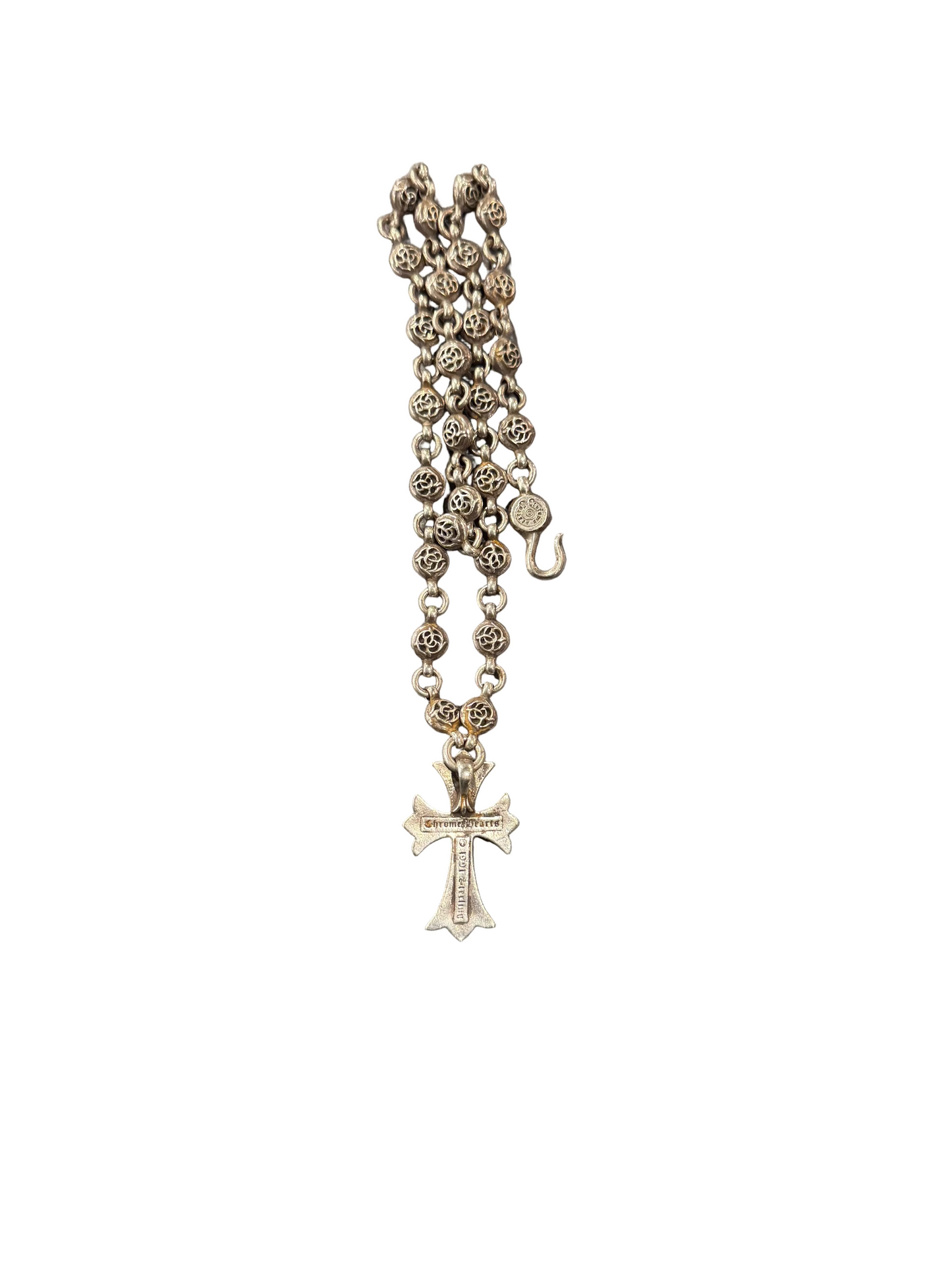 Chrome Hearts CH Cross Pendant Cross Ball Necklace