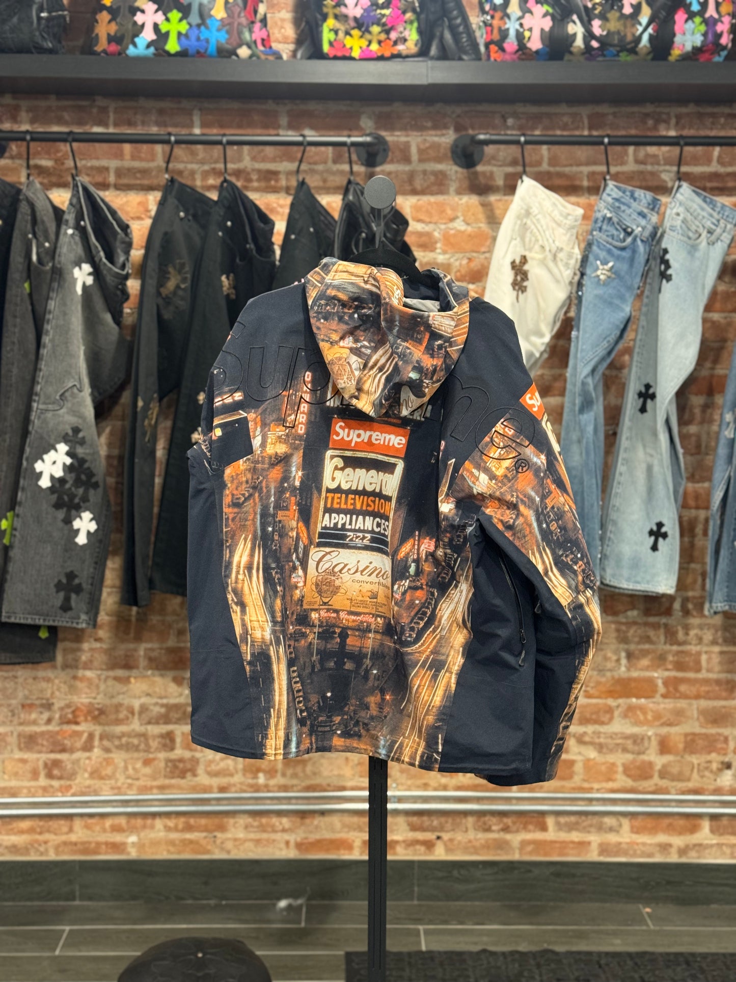 Supreme TNF Times Square Shell Jacket