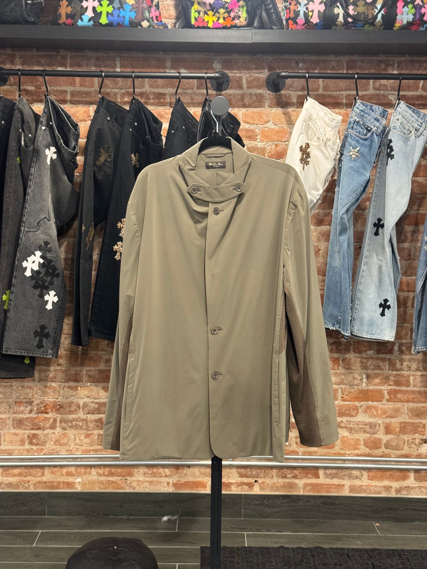 Loro Piana High Neck Field Jacket