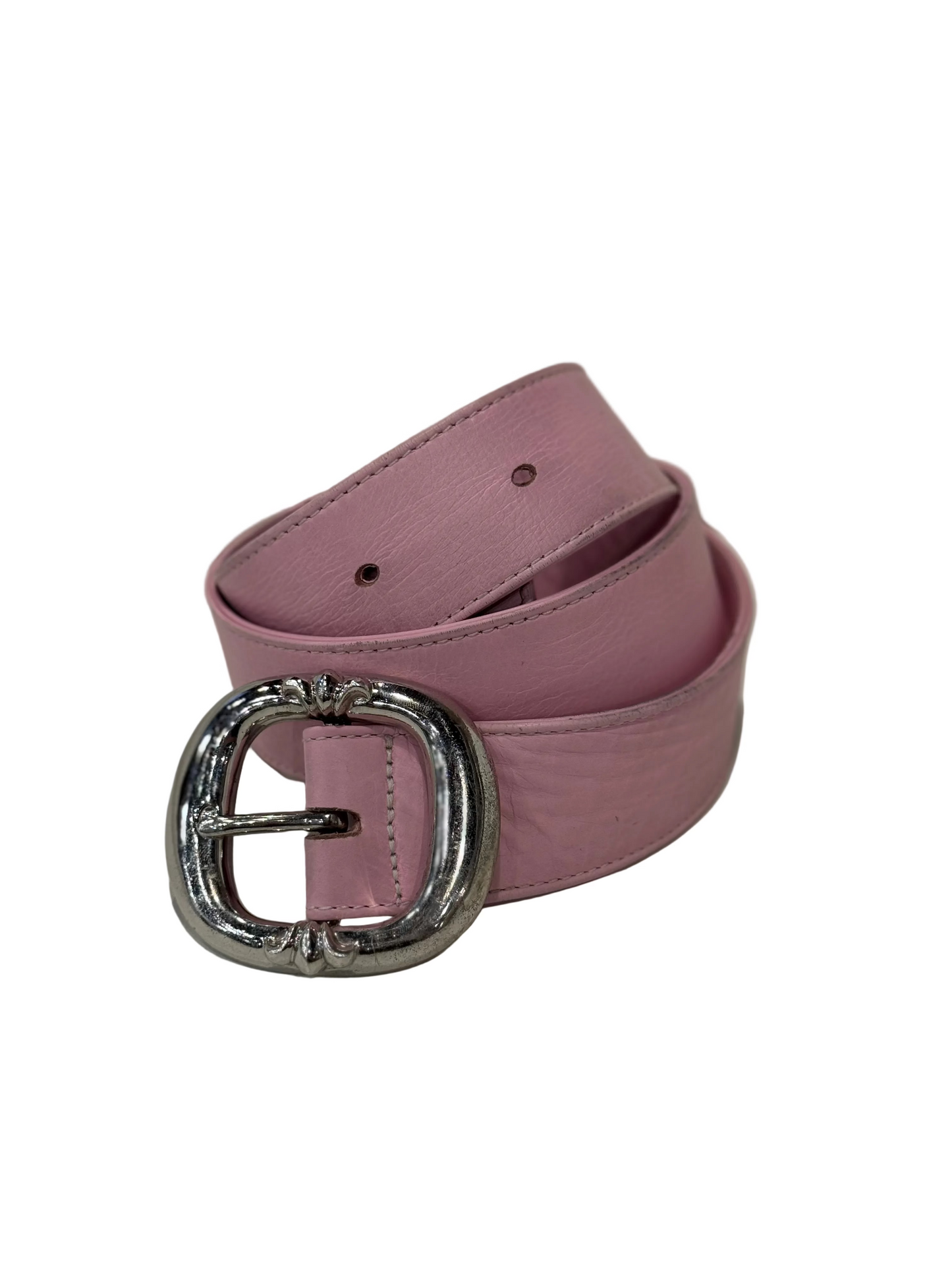 Chrome Hearts Pink Leather Gunslinger Belt