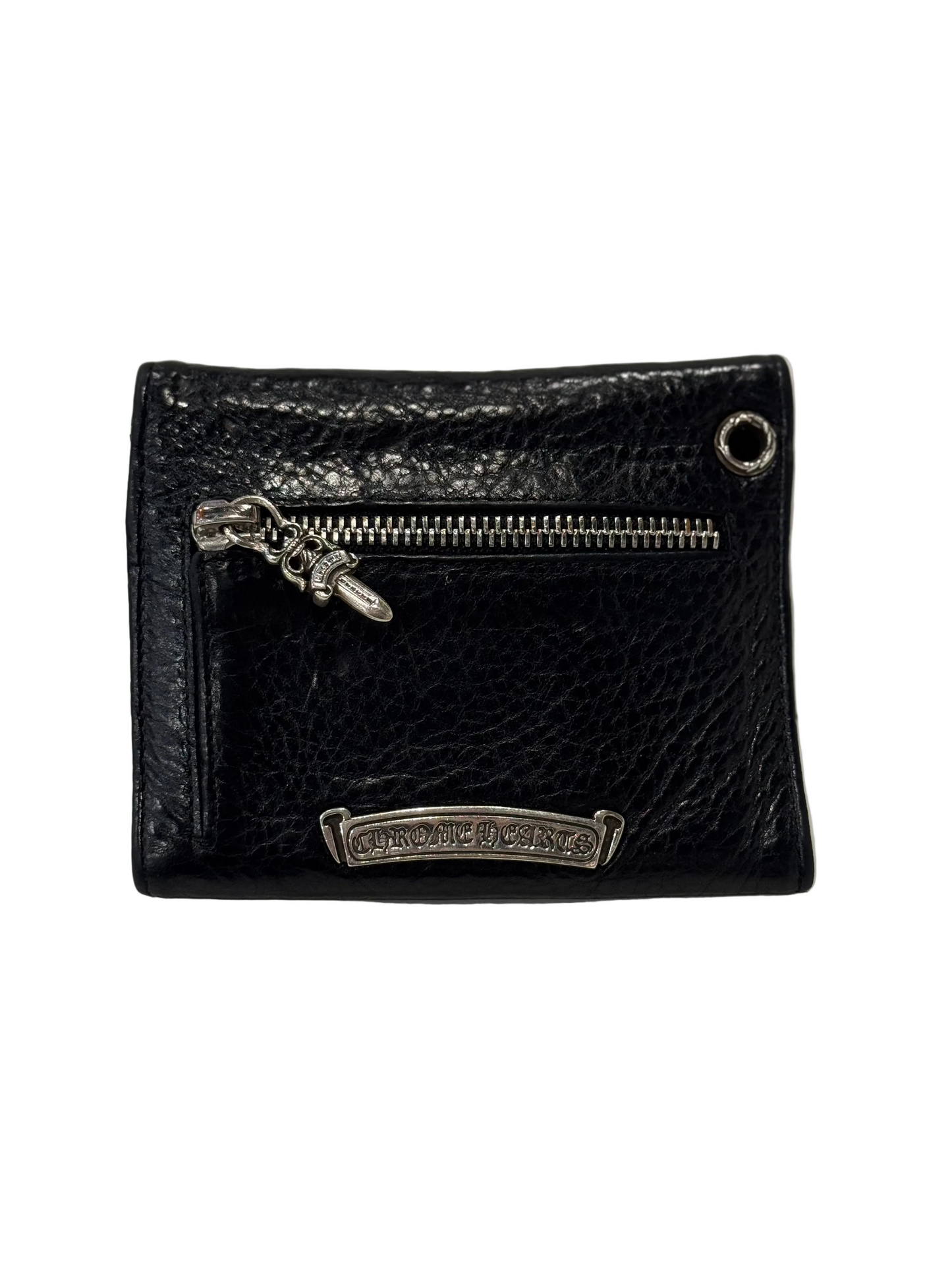 Chrome Hearts Cross Ball Leather Wallet