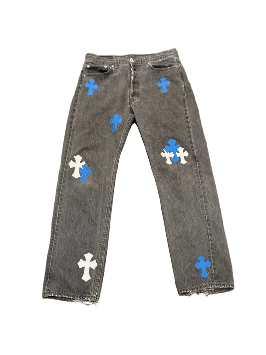 ($199,500) Chrome Hearts Los Angeles City Exclusive Levi Jeans