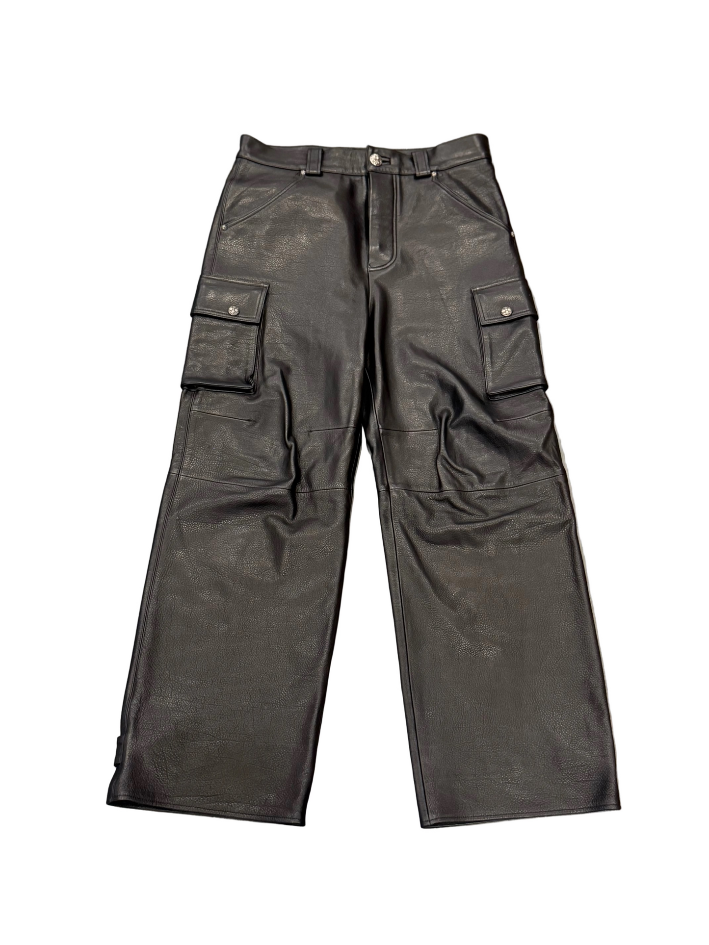 Chrome Hearts Leather Cargo Pants