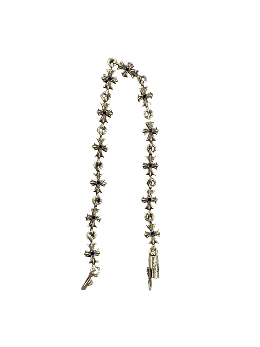 Chrome Hearts Tiny E Sapphire Bracelet