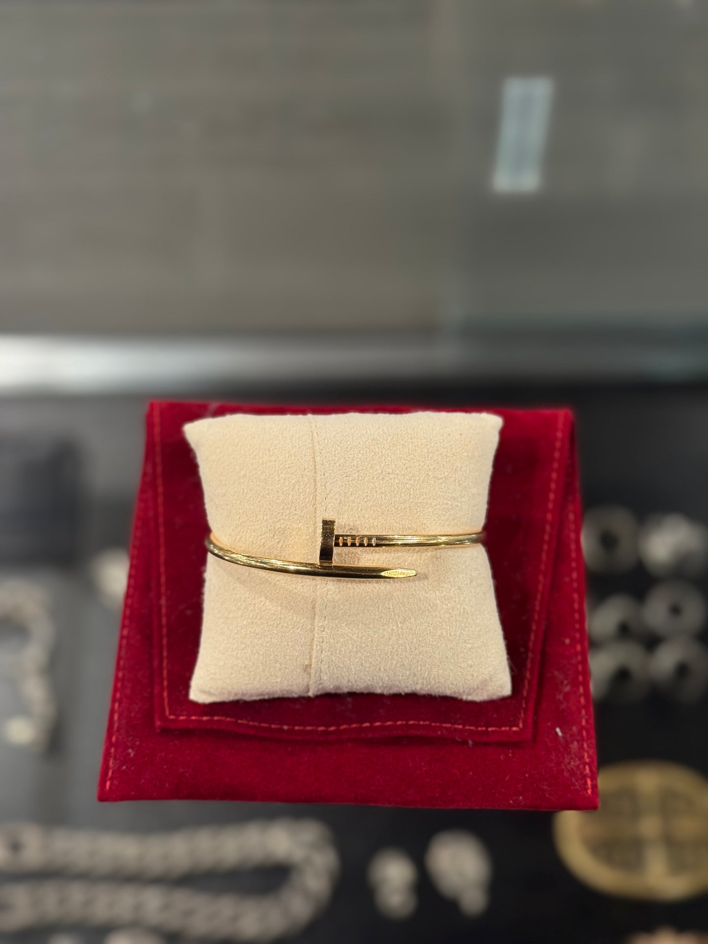 Cartier Gold Nail Bracelet