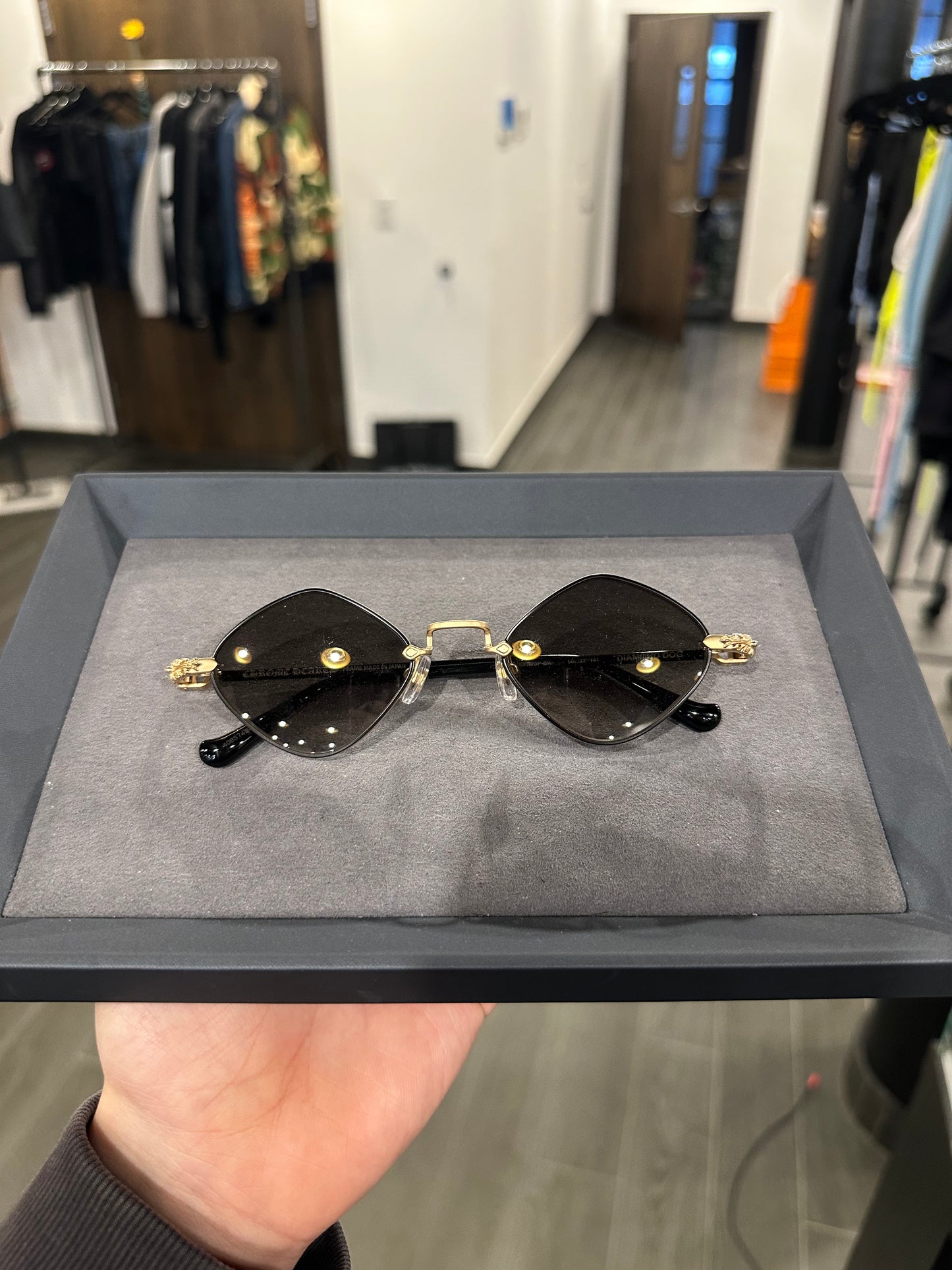 Chrome Hearts DIAMOND DOG Glasses