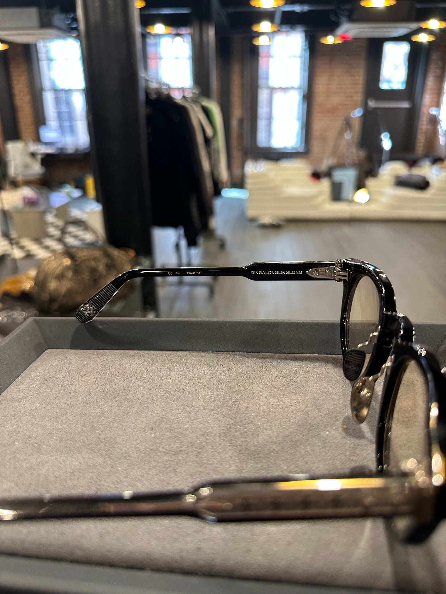 Chrome Hearts DINGALONGLINGLONG Glasses SILVER