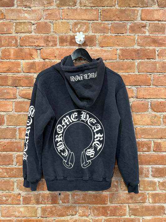 Chrome Hearts Black Fuck You Horseshoe Pullover Hoodie S - Front