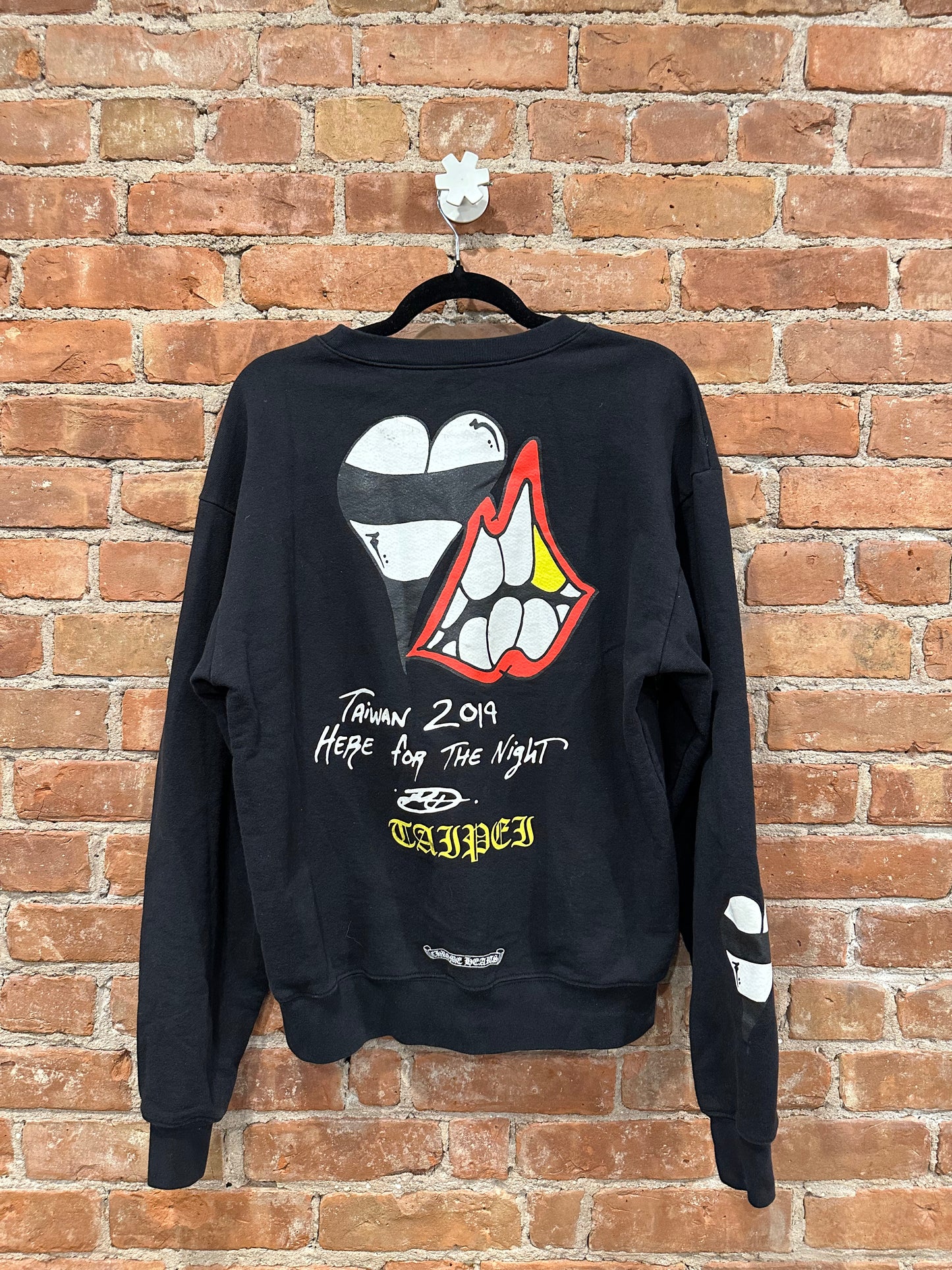 Chrome Hearts x Rolling Stones Taiwan 2014 Long Sleeve T-Shirt S - Front