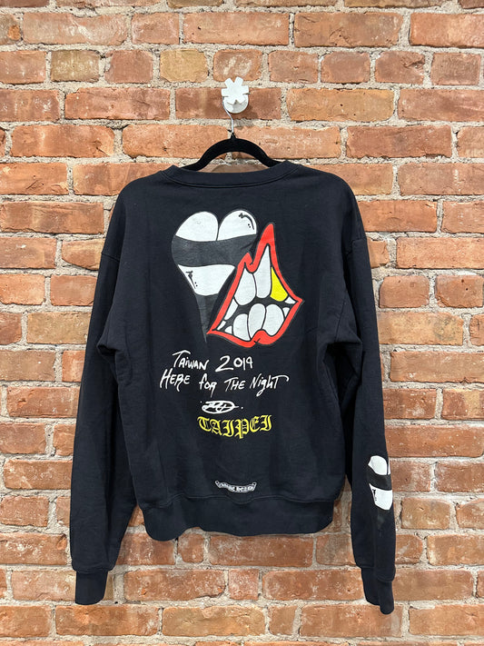 Chrome Hearts x Rolling Stones Taiwan 2014 Long Sleeve T-Shirt S - Front